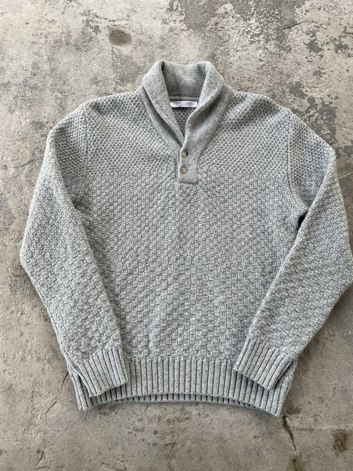 Our Legacy Our Legacy Wool Shawl Collar Sweater Size US L / EU 52-54 / 3 - 1 Thumbnail