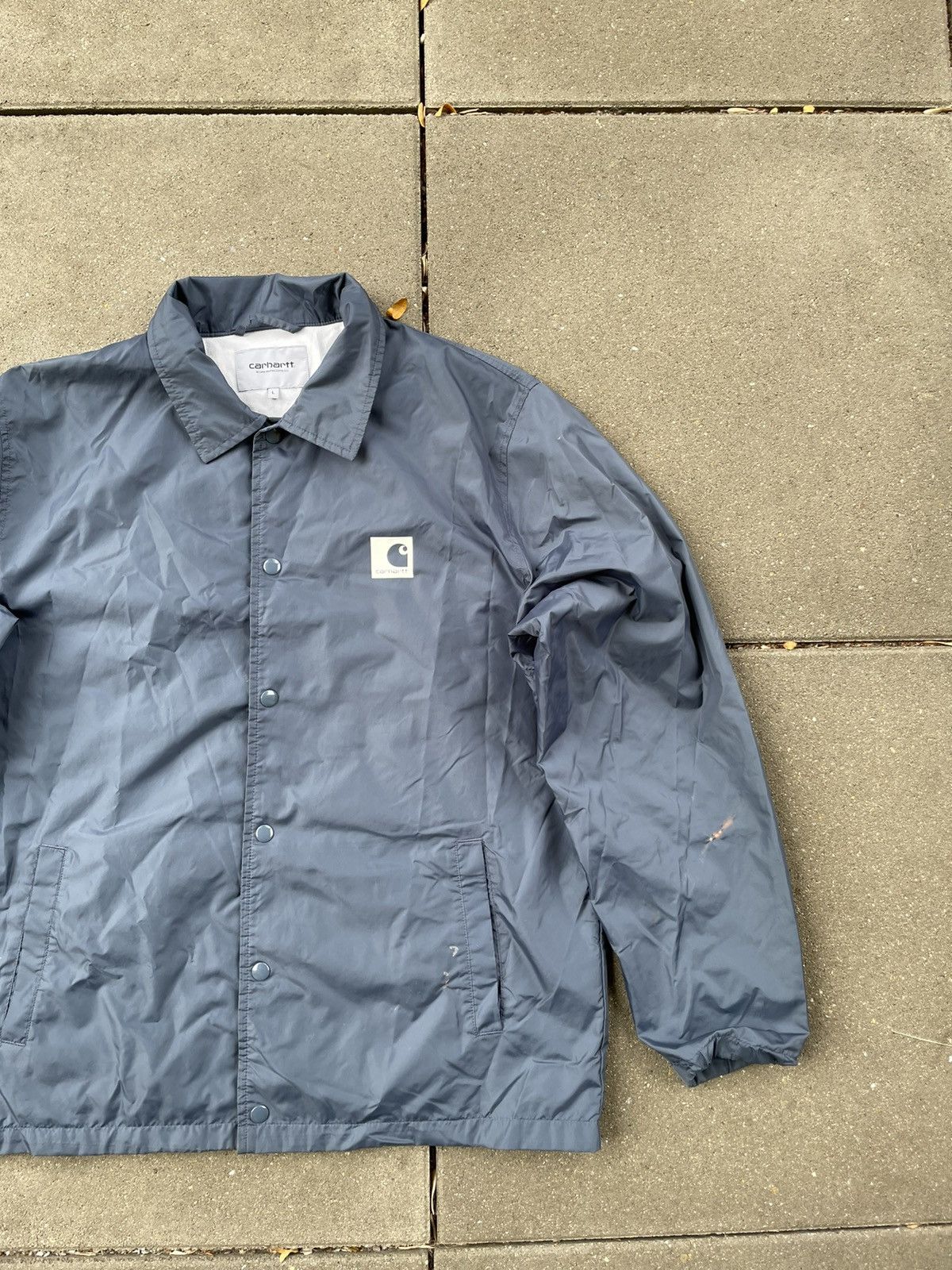 Carhartt Carhartt Nylon Coach Jacket in Blue Size US L / EU 52-54 / 3 - 2 Thumbnail