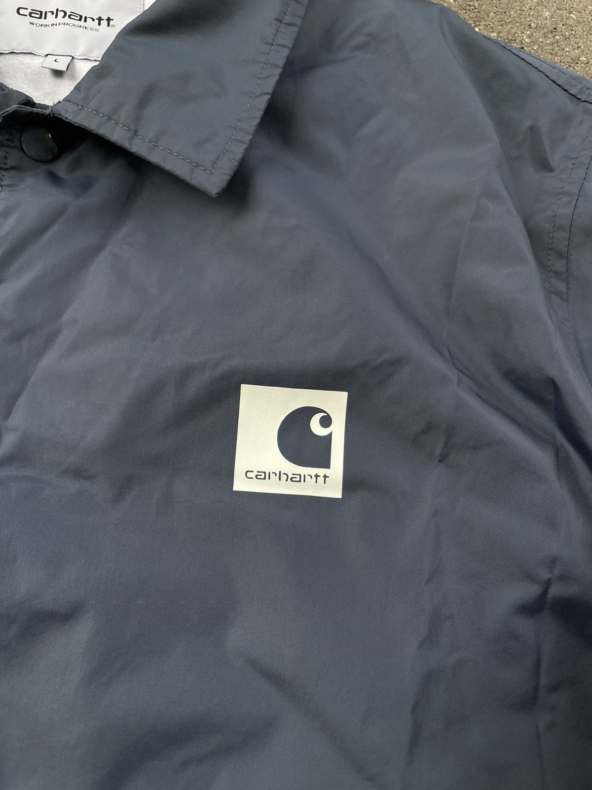 Carhartt Carhartt Nylon Coach Jacket in Blue Size US L / EU 52-54 / 3 - 5 Thumbnail
