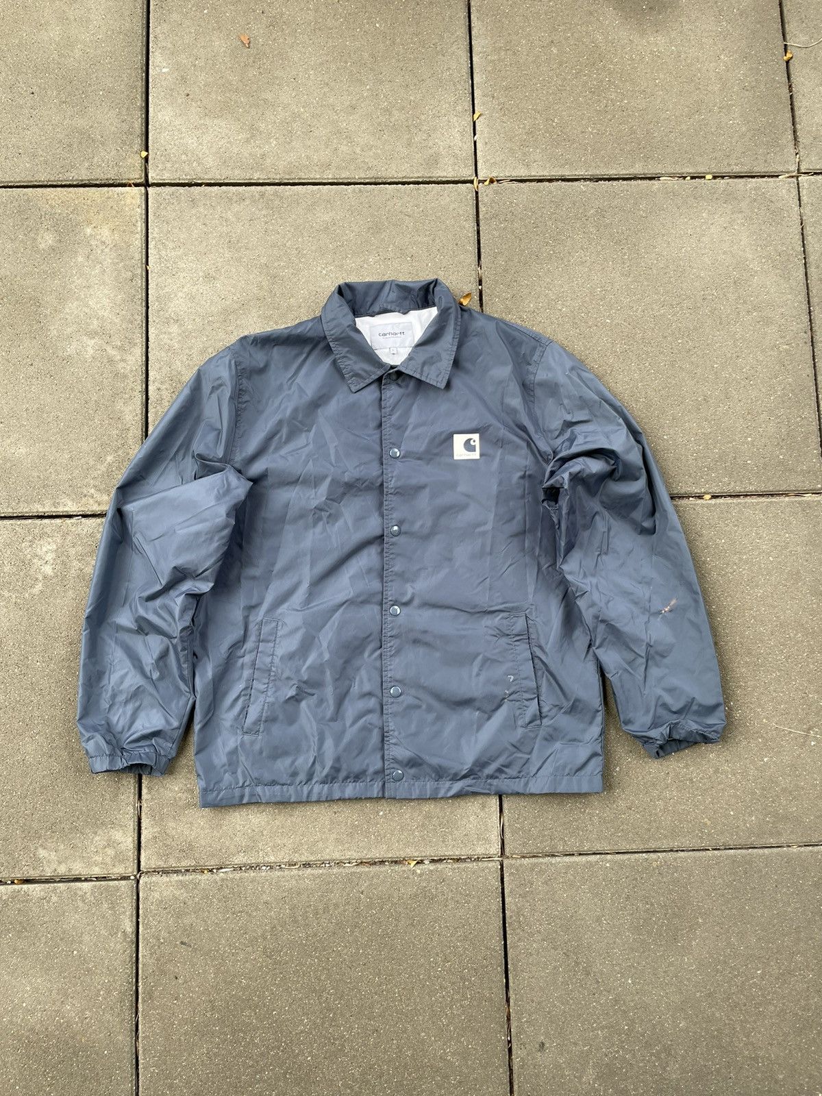Carhartt Carhartt Nylon Coach Jacket in Blue Size US L / EU 52-54 / 3 - 1 Thumbnail
