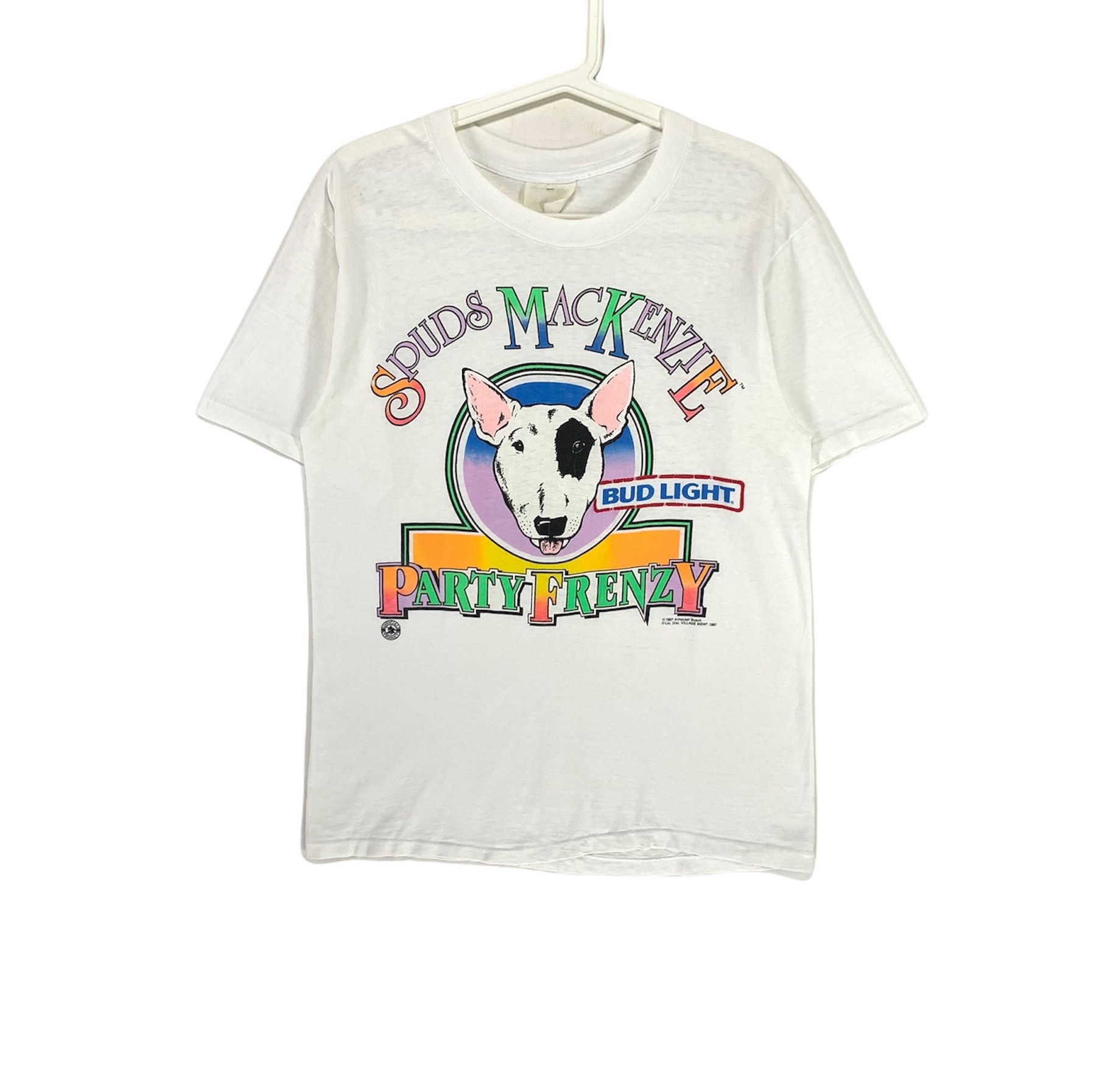 Vintage Spuds mackenzie party frenzy vintage 80s shirt Size US M / EU 48-50 / 2 - 1 Thumbnail
