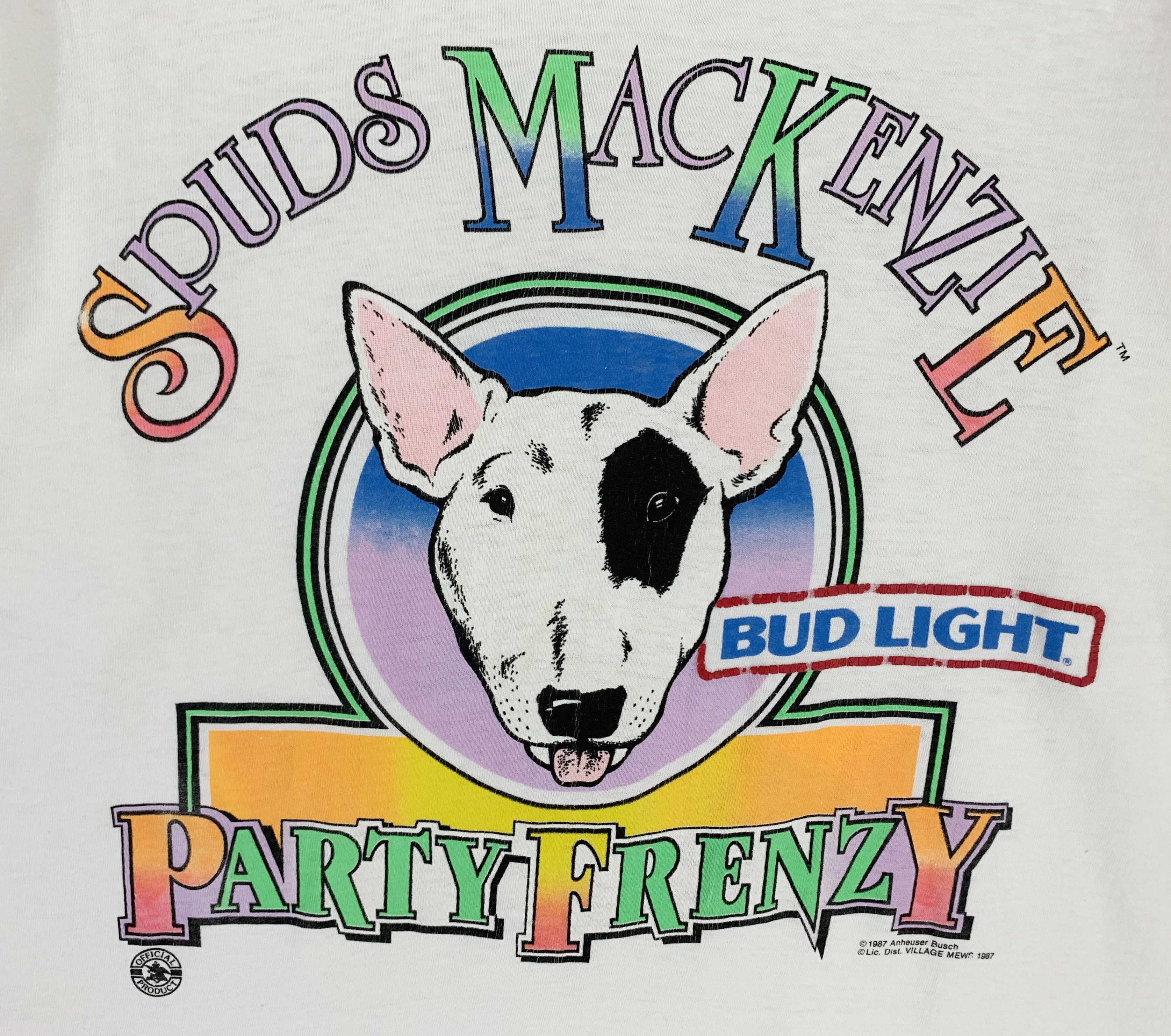 Vintage Spuds mackenzie party frenzy vintage 80s shirt Size US M / EU 48-50 / 2 - 3 Thumbnail