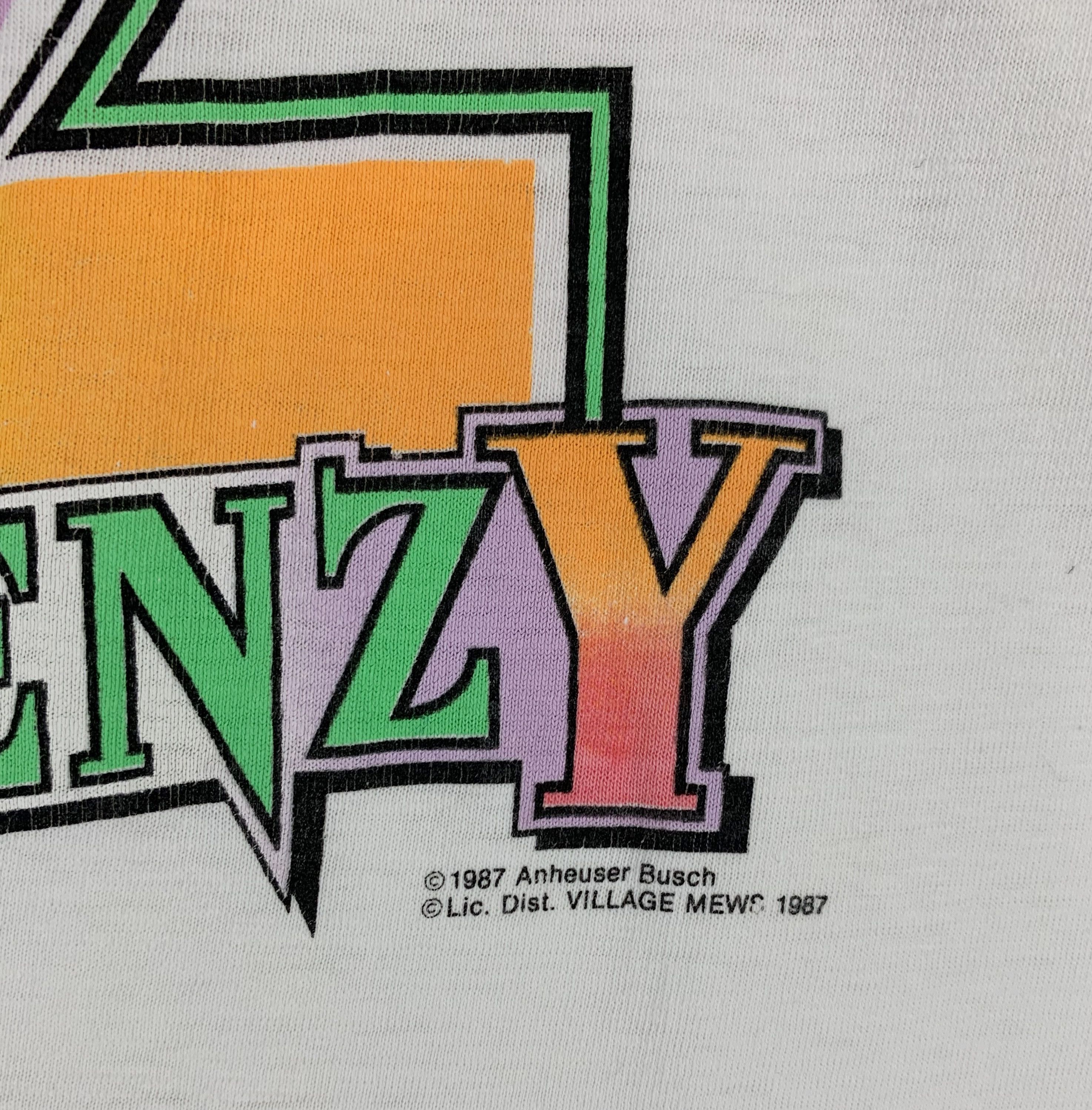 Vintage Spuds mackenzie party frenzy vintage 80s shirt Size US M / EU 48-50 / 2 - 5 Thumbnail