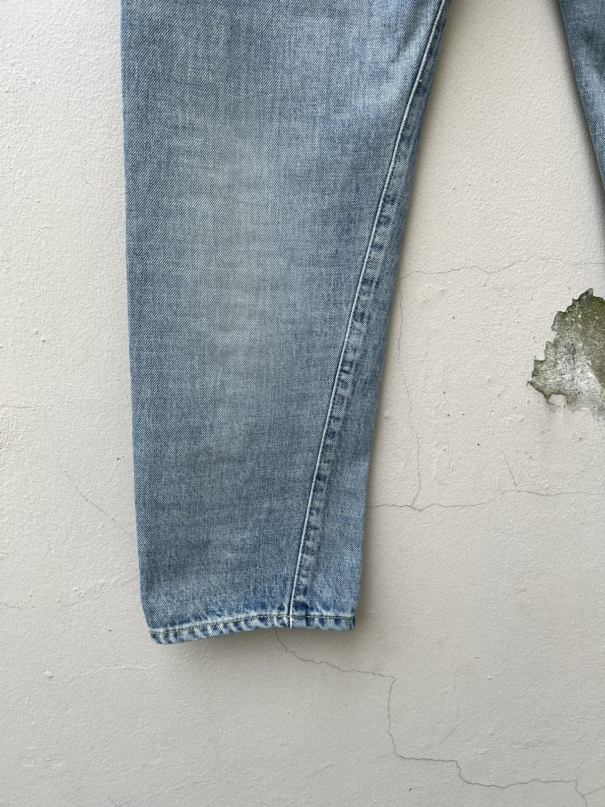 Vintage Archi Japan Fade Light Blue Redline Denim Cropped Jeans Size US 30 / EU 46 - 12 Thumbnail
