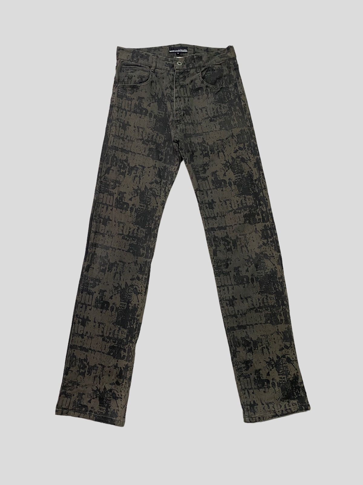 In The Attic × Seditionaries × Vintage VINTAGE IN THE ATTIC ALL OVER PRINT SKINNY DENIM Size US 27 - 2 Thumbnail