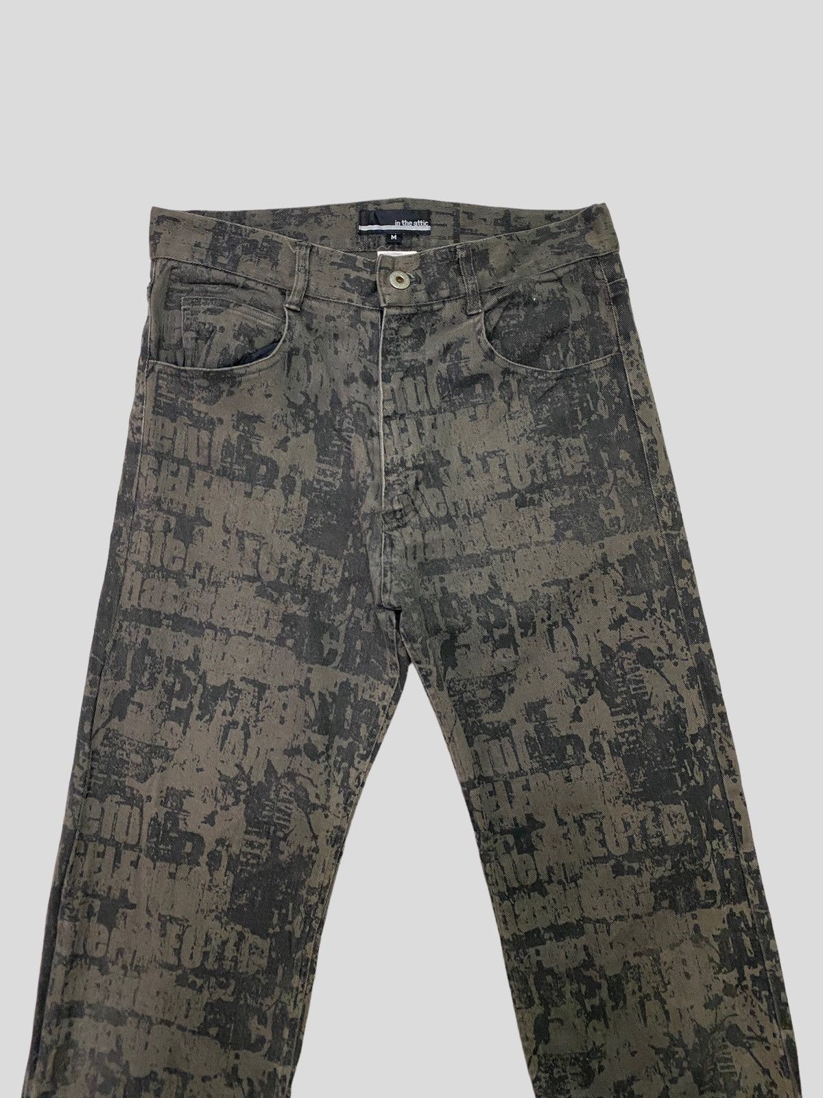 In The Attic × Seditionaries × Vintage VINTAGE IN THE ATTIC ALL OVER PRINT SKINNY DENIM Size US 27 - 4 Thumbnail