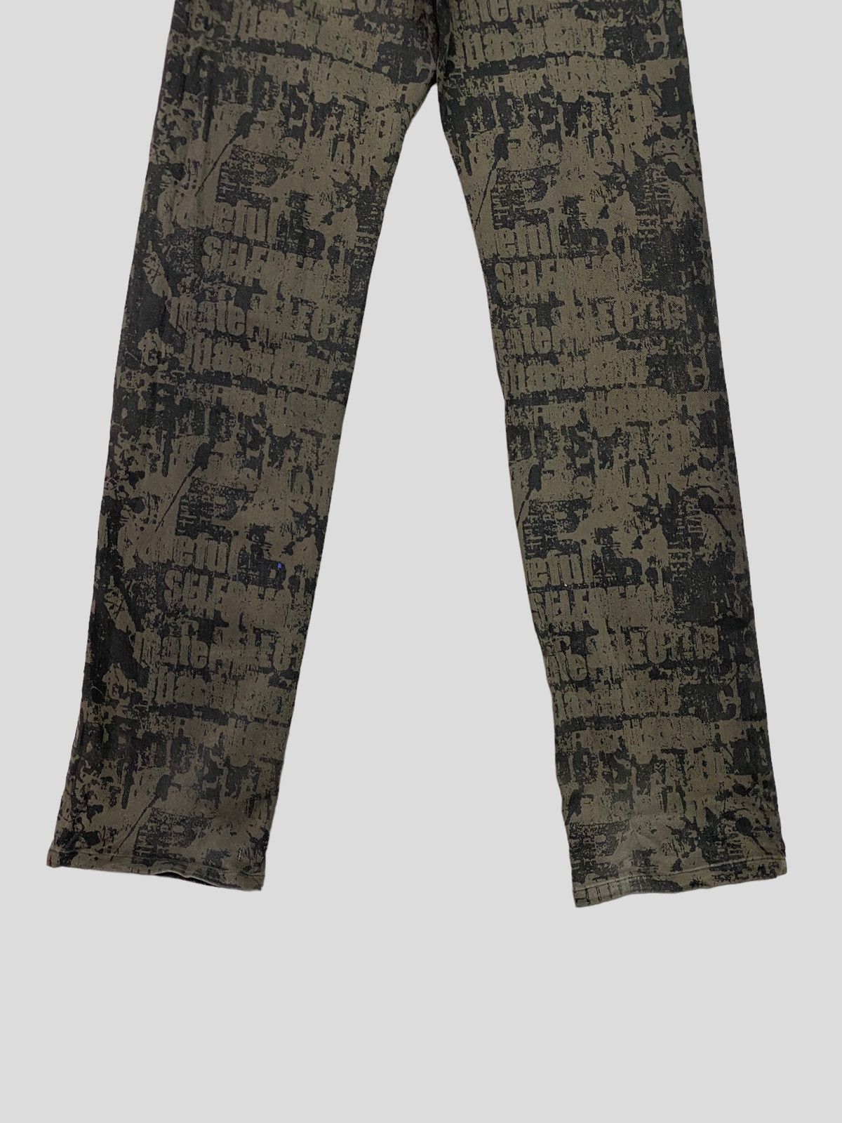 In The Attic × Seditionaries × Vintage VINTAGE IN THE ATTIC ALL OVER PRINT SKINNY DENIM Size US 27 - 12 Thumbnail
