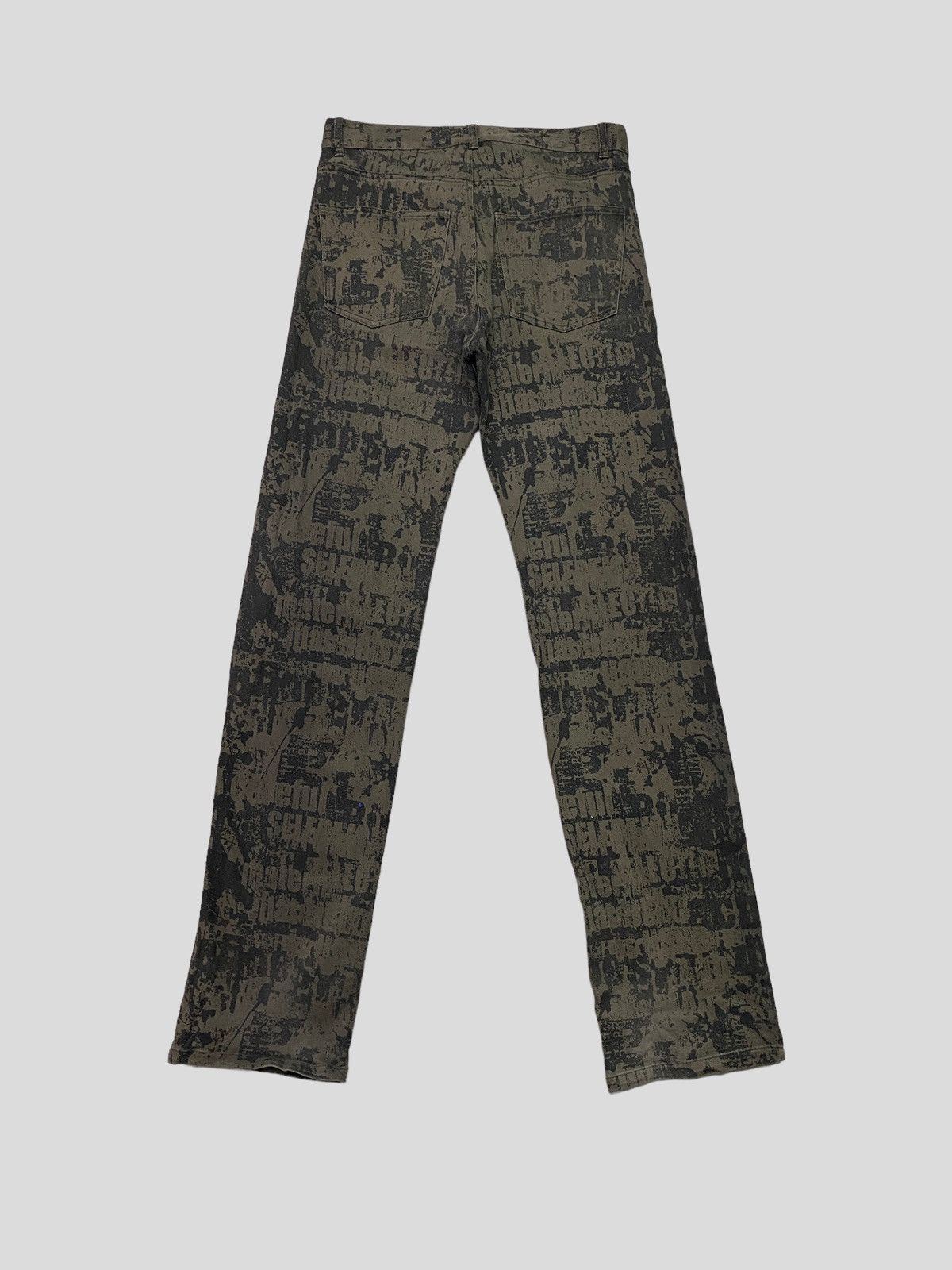 In The Attic × Seditionaries × Vintage VINTAGE IN THE ATTIC ALL OVER PRINT SKINNY DENIM Size US 27 - 3 Thumbnail