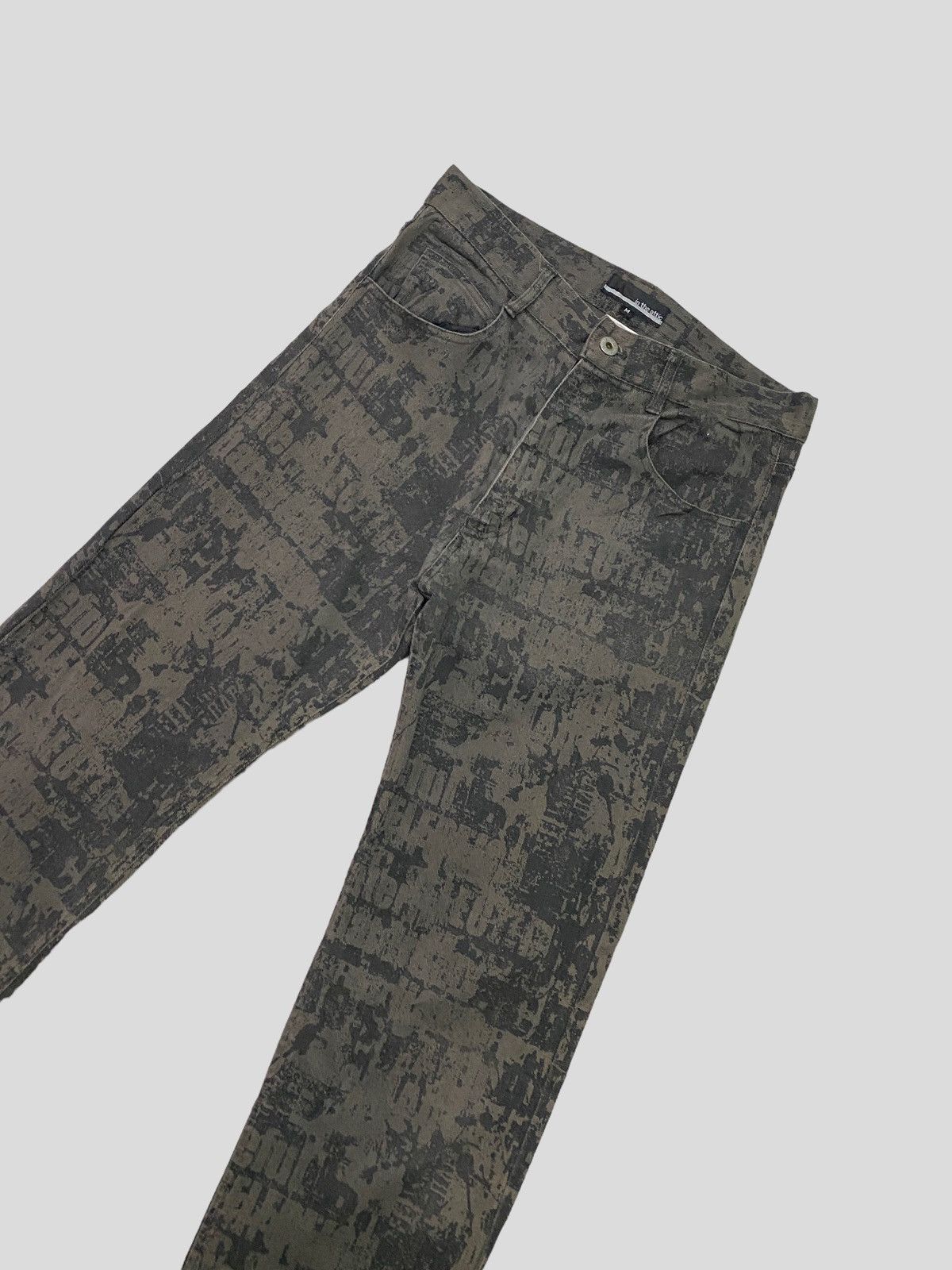 In The Attic × Seditionaries × Vintage VINTAGE IN THE ATTIC ALL OVER PRINT SKINNY DENIM Size US 27 - 6 Thumbnail