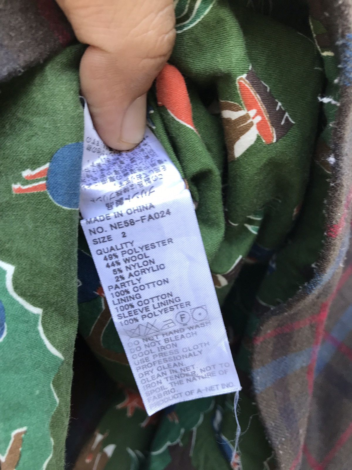 Issey Miyake Archival Ne-net by issey miyake checked tartan jacket Size US S / EU 44-46 / 1 - 8 Thumbnail