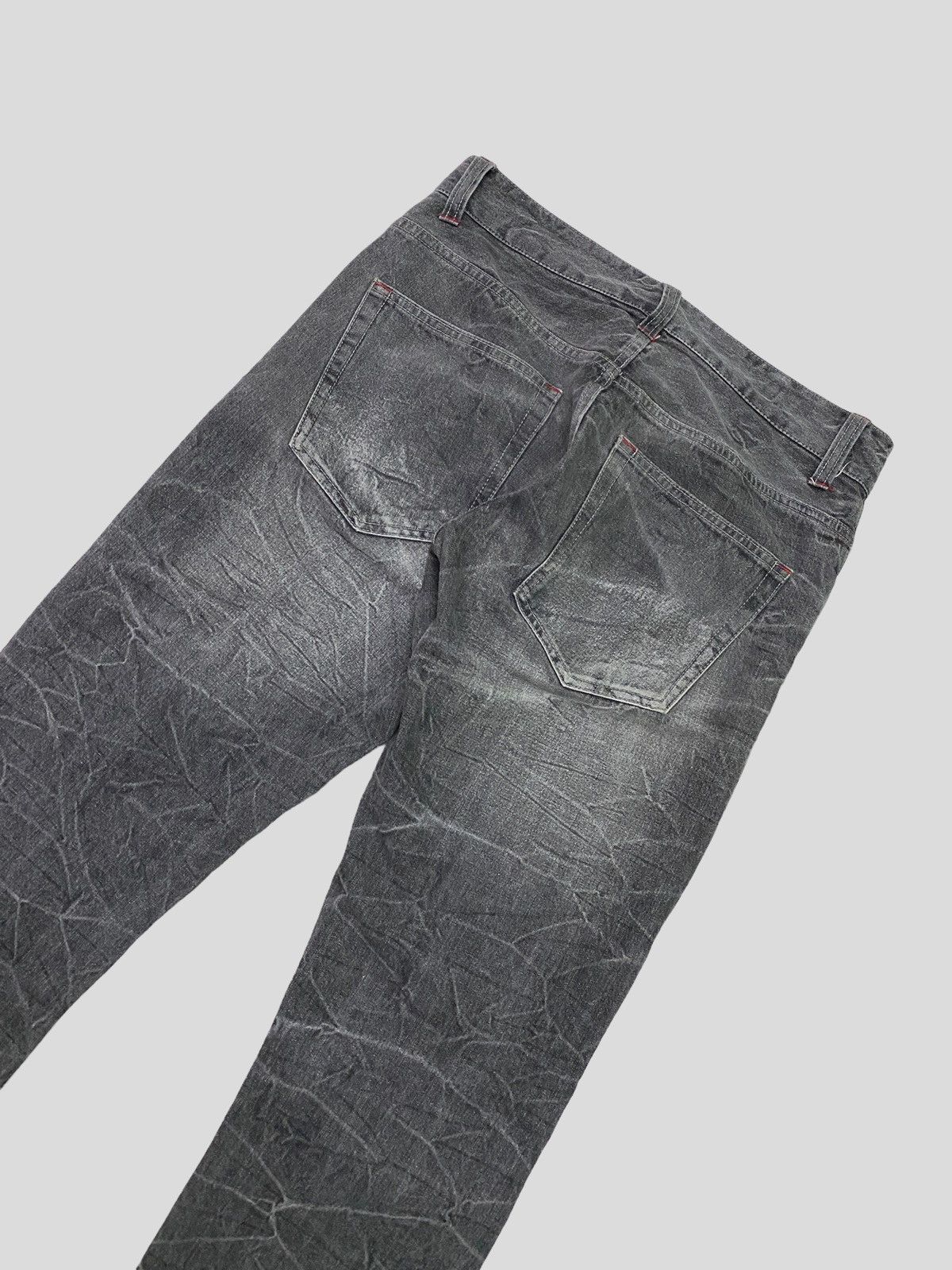 Japanese Brand × Seditionaries × Vintage VINTAGE FAMOUS WILD LIFE CROSS PRINT POEM DESIGN DENIM Size US 31 - 9 Thumbnail