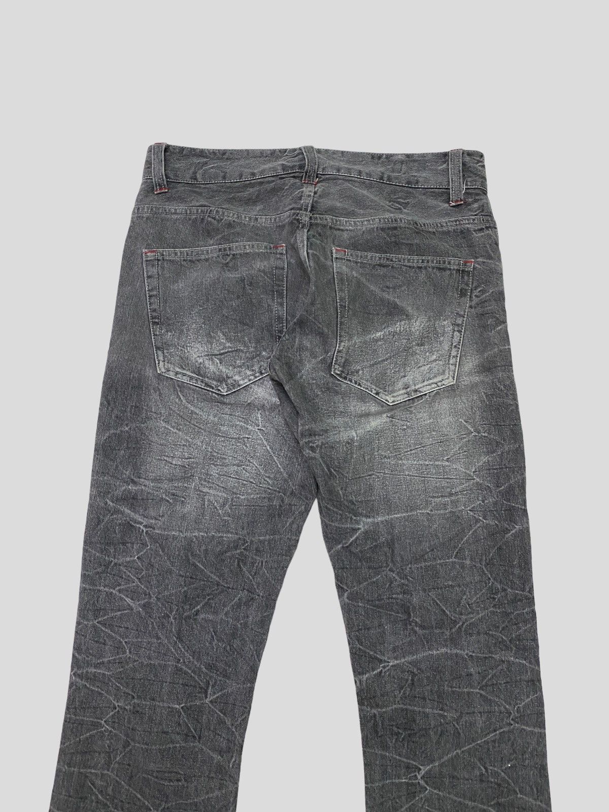 Japanese Brand × Seditionaries × Vintage VINTAGE FAMOUS WILD LIFE CROSS PRINT POEM DESIGN DENIM Size US 31 - 12 Thumbnail