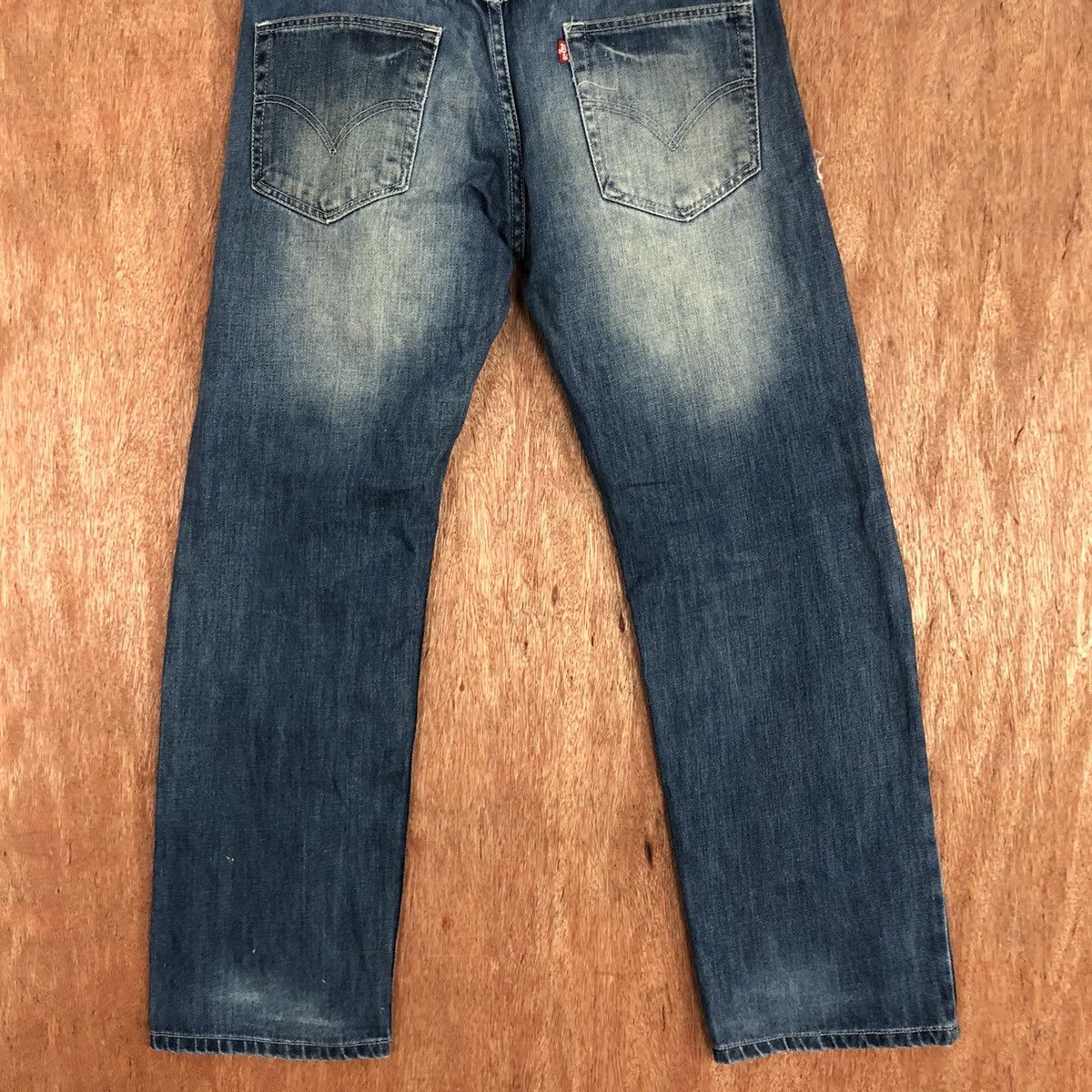 Levi's DLL 501 Big E Levis Strauss Blue Denim JEans Pants #1638 Size US 36 / EU 52 - 11 Thumbnail