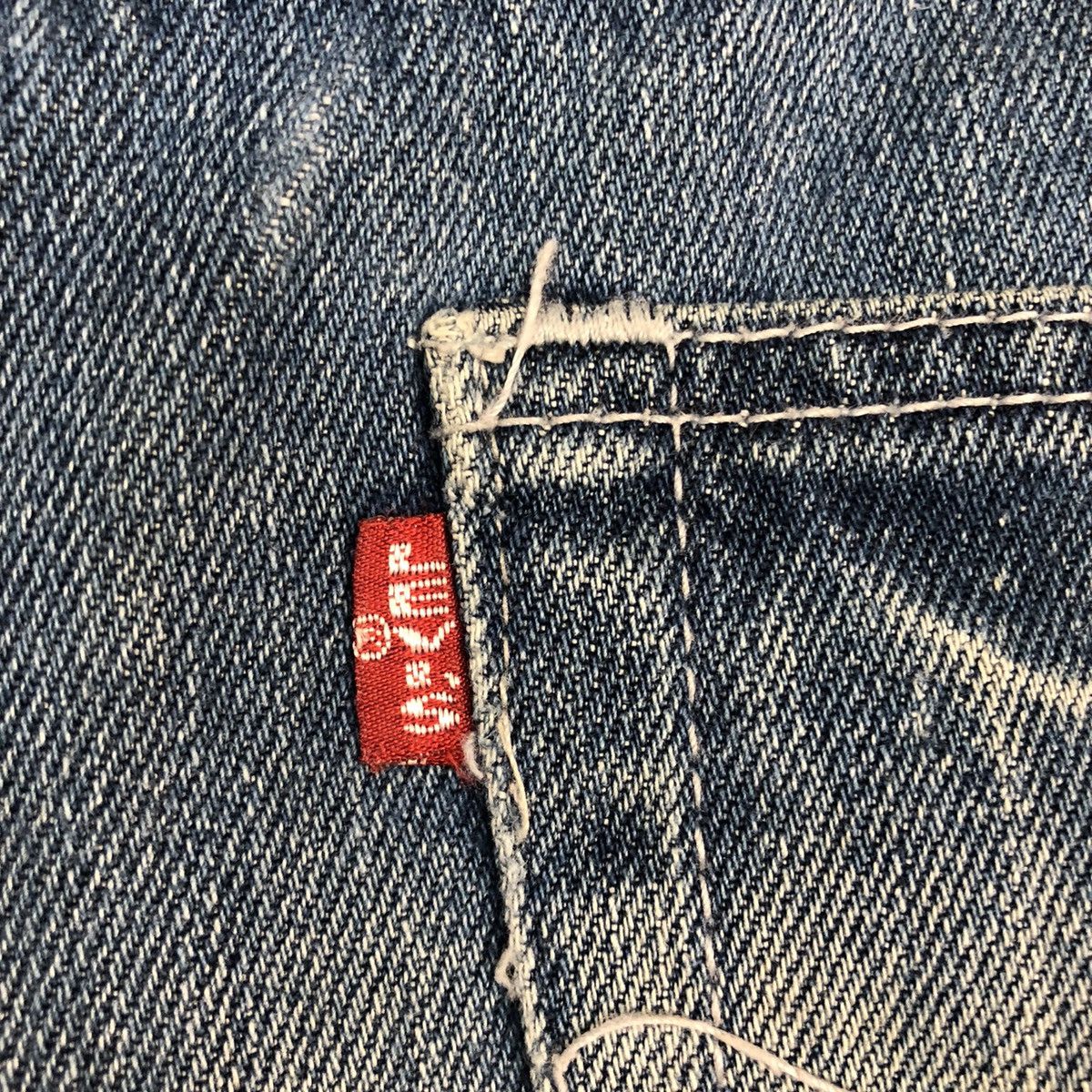 Levi's DLL 501 Big E Levis Strauss Blue Denim JEans Pants #1638 Size US 36 / EU 52 - 12 Thumbnail