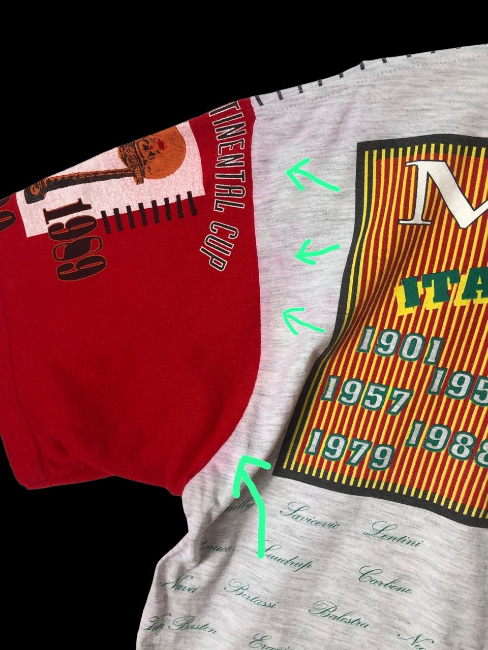 Lotto Sport RARE🔥VINTAGE 1993 AC MILAN FOOTBALL CHAMPIONS HISTORY Size US L / EU 52-54 / 3 - 8 Thumbnail