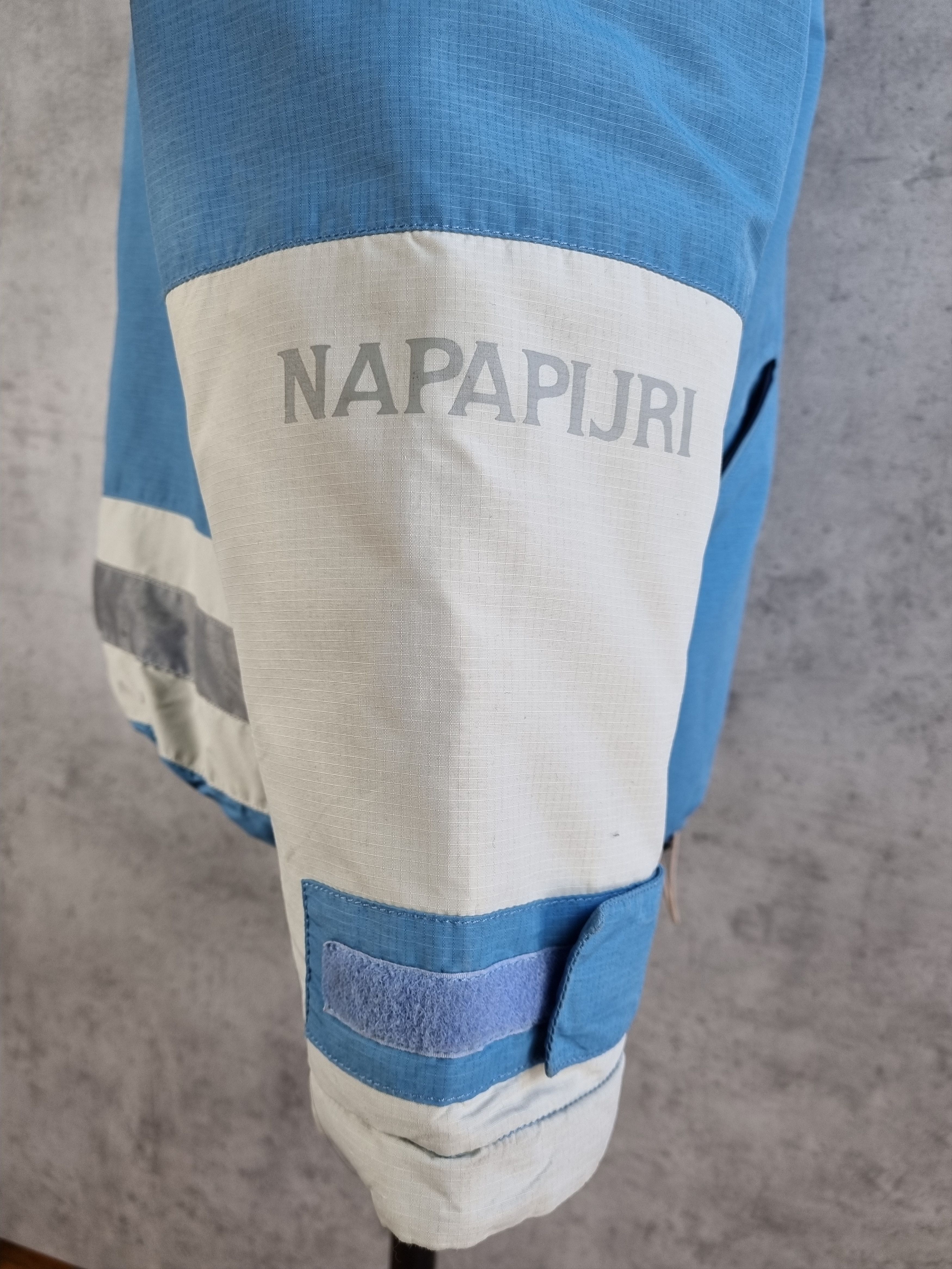 Napapijri × Vintage Napapijri Water Repellent Reflective Elements Heavy Jacket Size US L / EU 52-54 / 3 - 9 Thumbnail