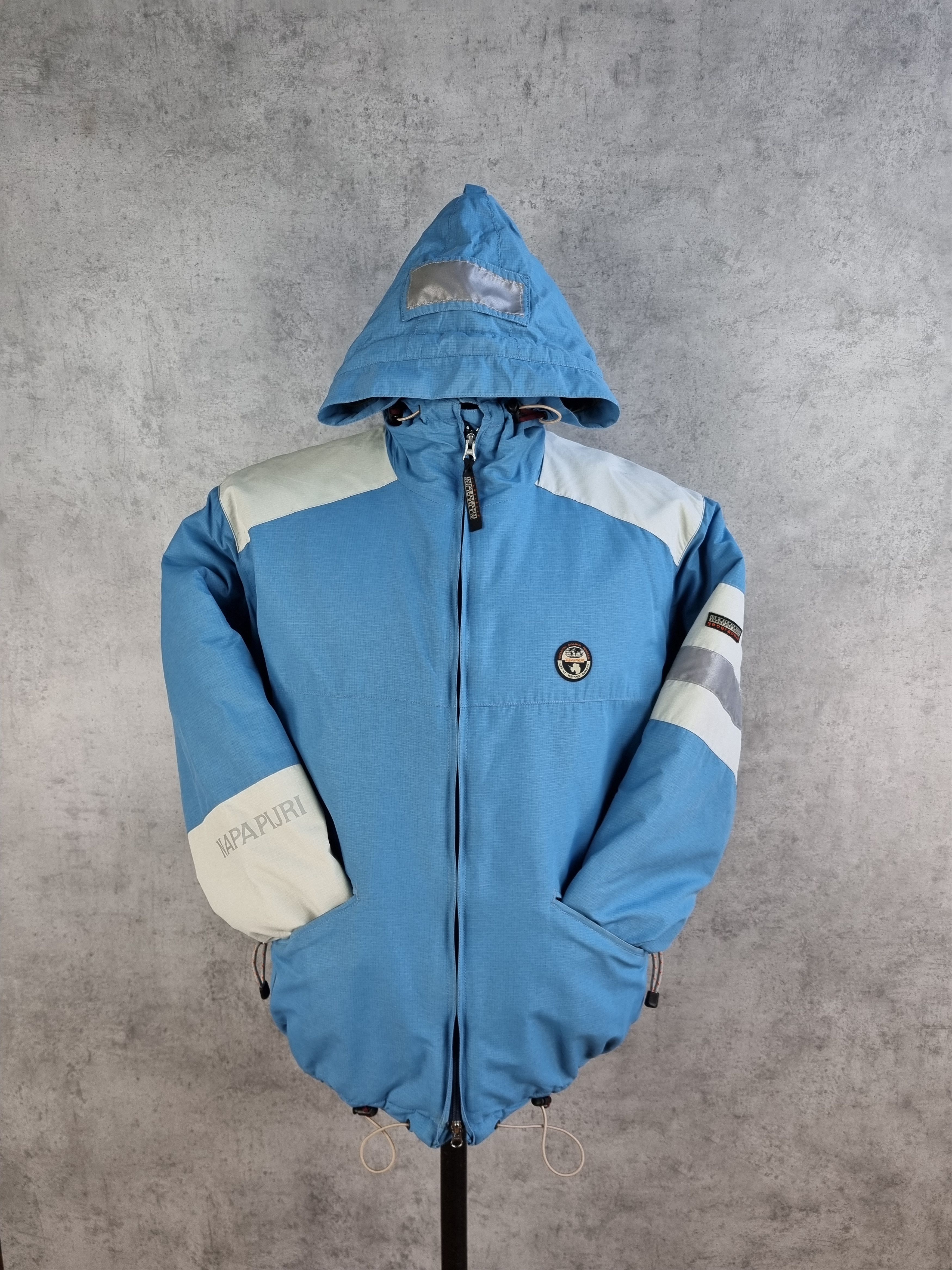Napapijri × Vintage Napapijri Water Repellent Reflective Elements Heavy Jacket Size US L / EU 52-54 / 3 - 7 Thumbnail