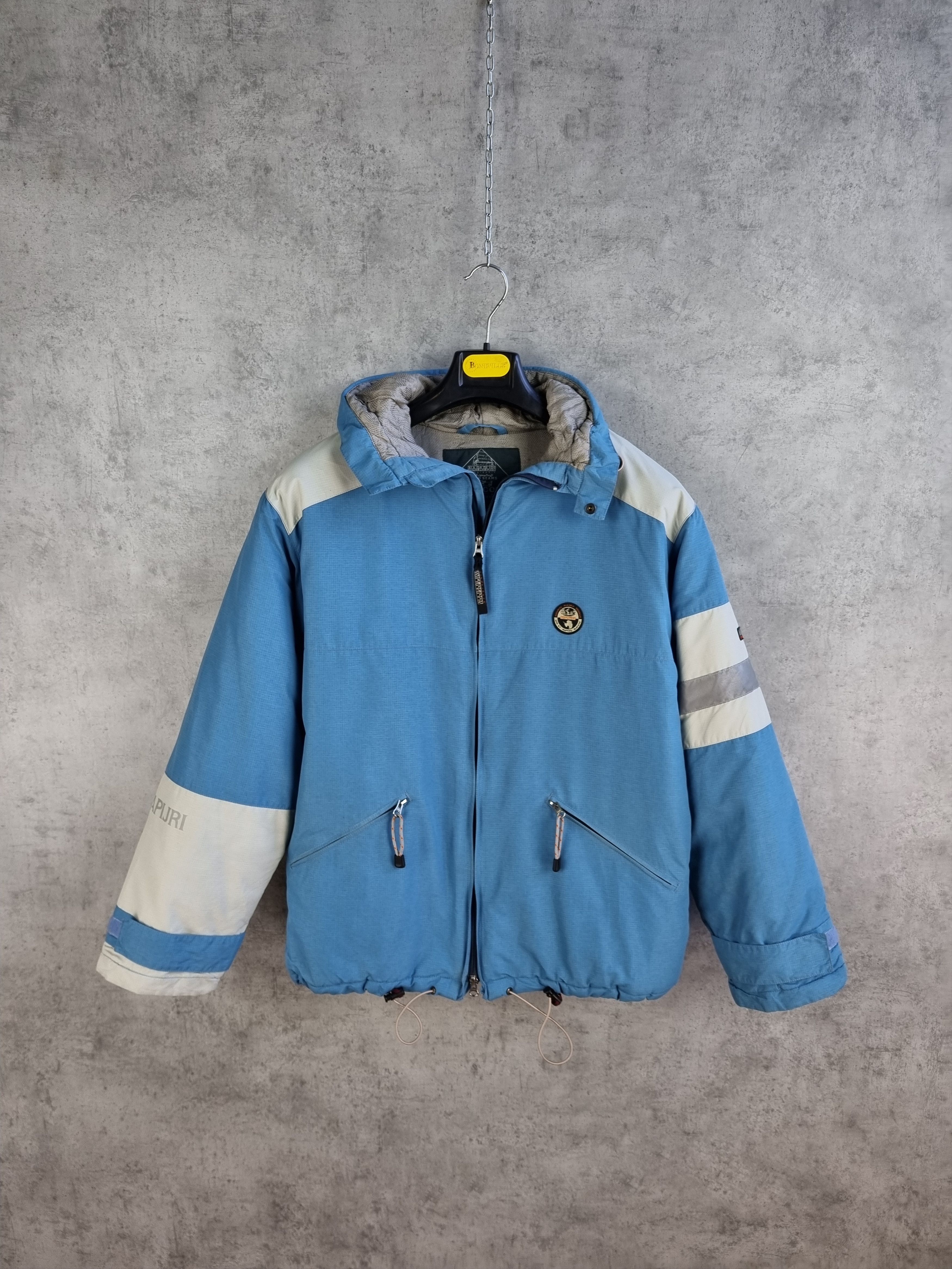 Napapijri × Vintage Napapijri Water Repellent Reflective Elements Heavy Jacket Size US L / EU 52-54 / 3 - 4 Thumbnail