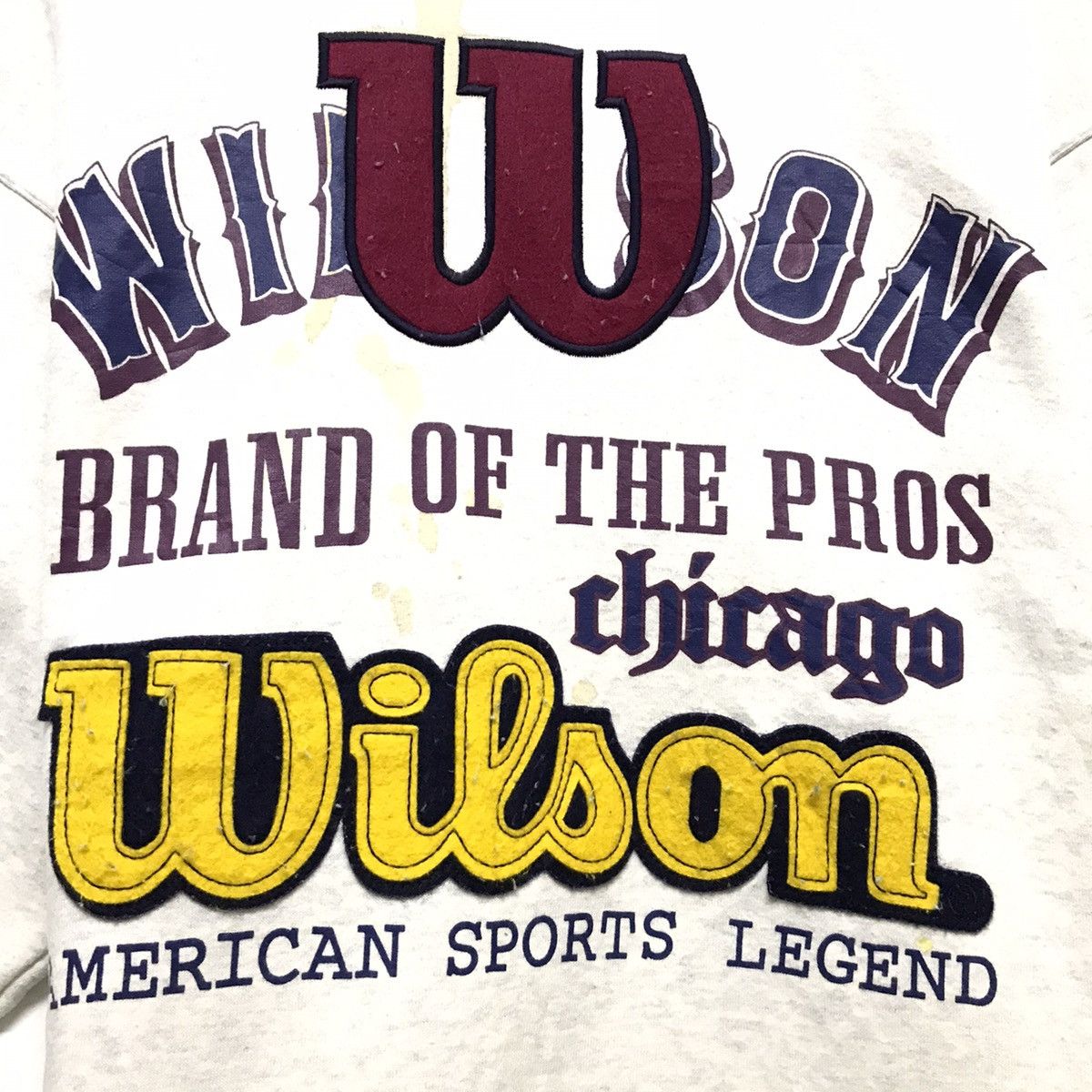 Sports Specialties × Vintage × Wilson Vintage Wilson Sweatshirt Wilson Sports Jumper Wilson Size US XL / EU 56 / 4 - 2 Thumbnail