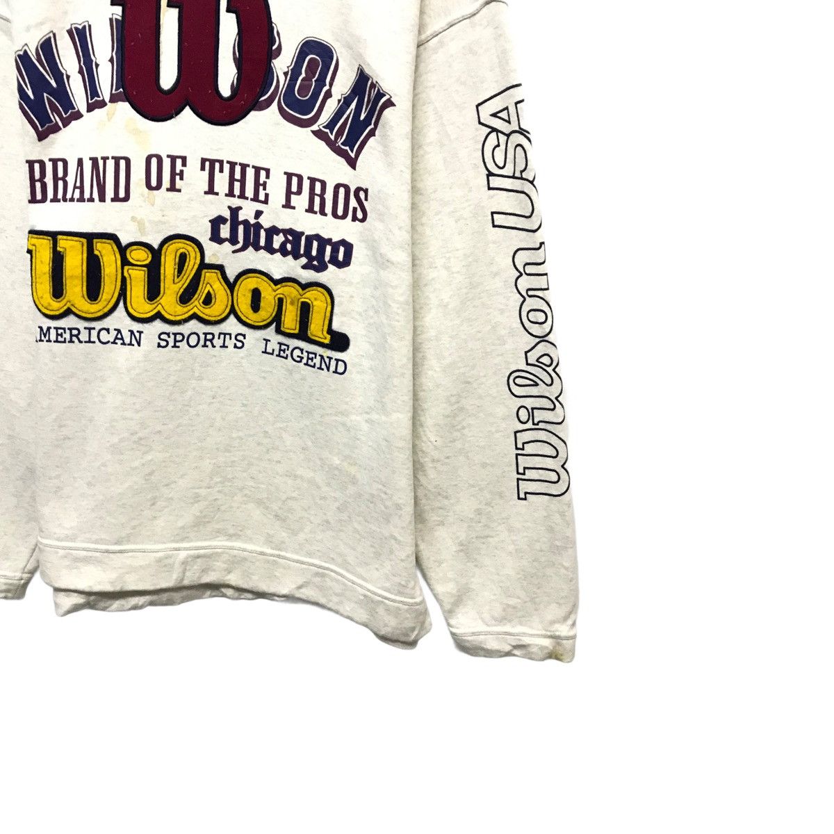 Sports Specialties × Vintage × Wilson Vintage Wilson Sweatshirt Wilson Sports Jumper Wilson Size US XL / EU 56 / 4 - 3 Thumbnail