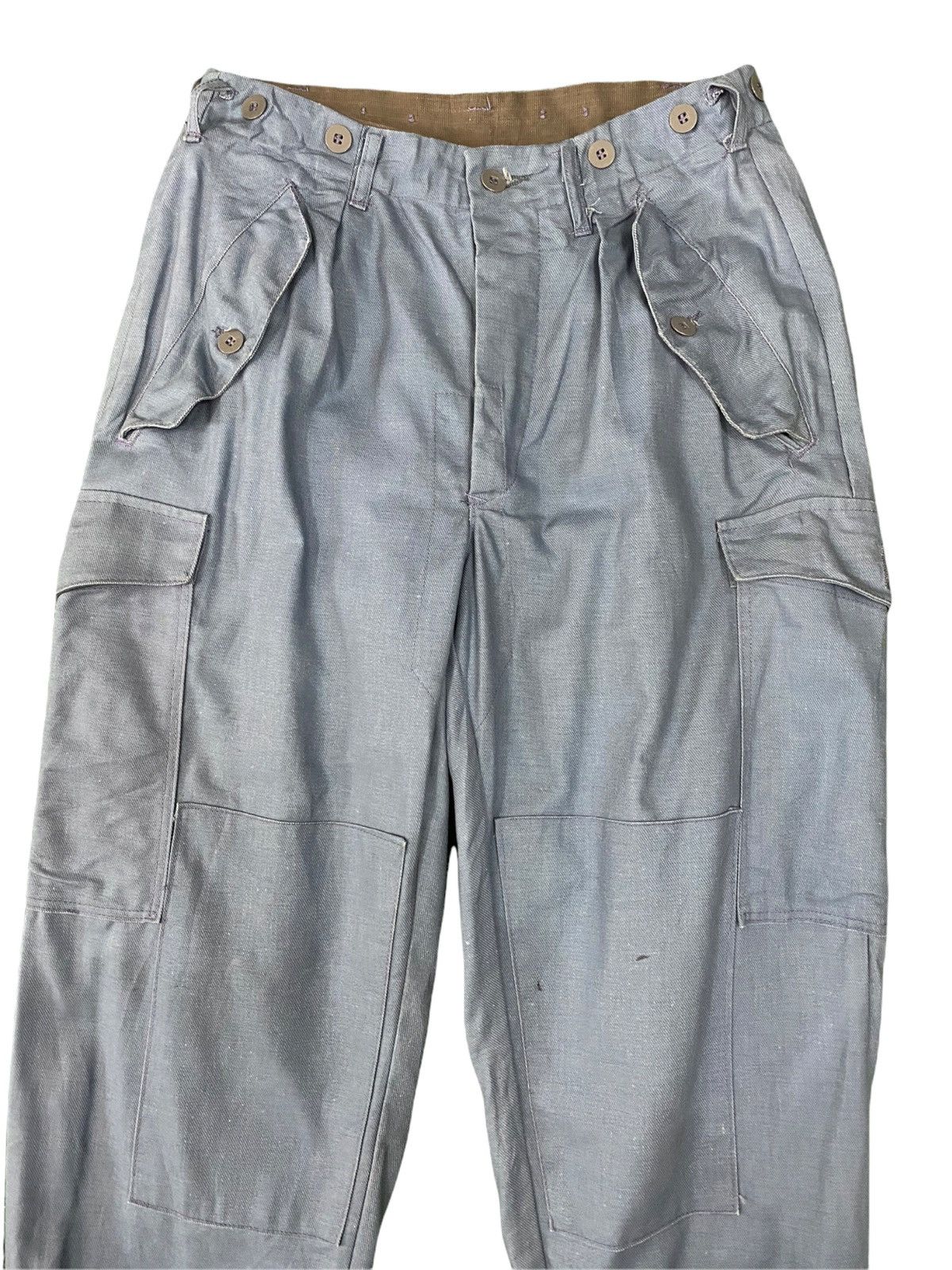 Vintage VINTAGE 70’s MILITARY CARGO PANT Size US 29 - 3 Thumbnail
