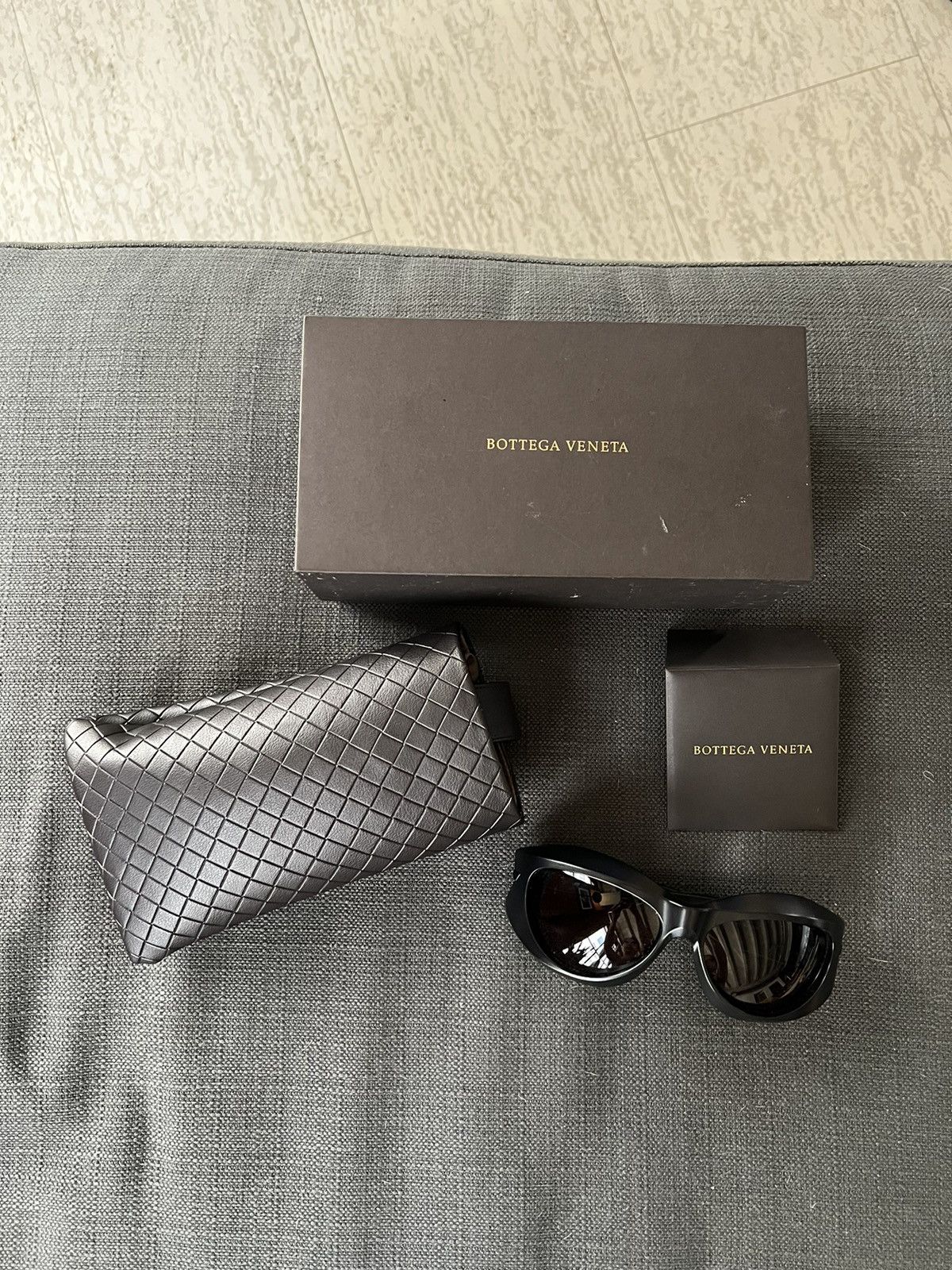 Bottega Veneta Bottega Veneta cyclone cyclops sunglasses | Grailed