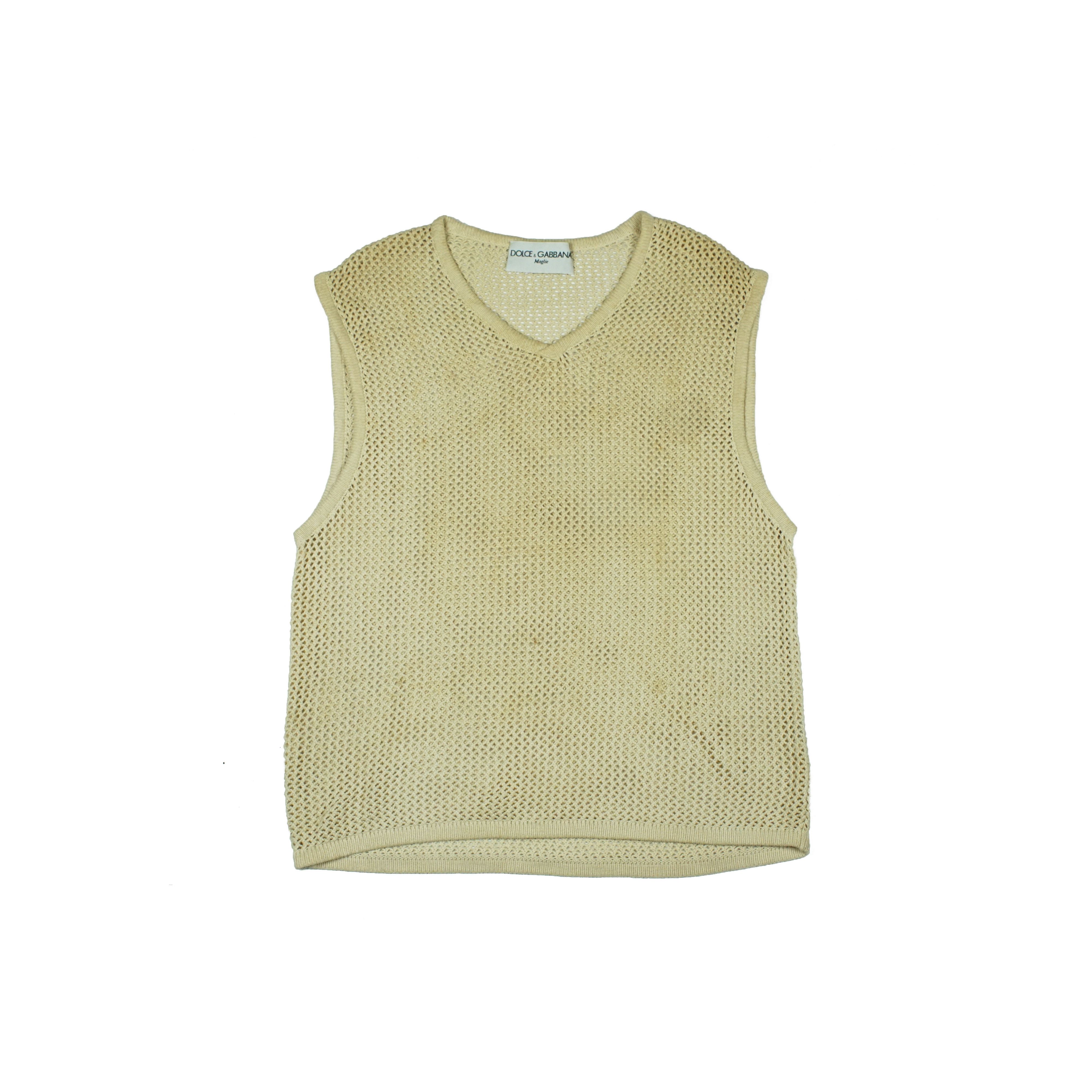 Dolce & Gabbana *NoTariff Dolce & Gabbana Knitted Vest Size US S / EU 44-46 / 1 - 1 Thumbnail