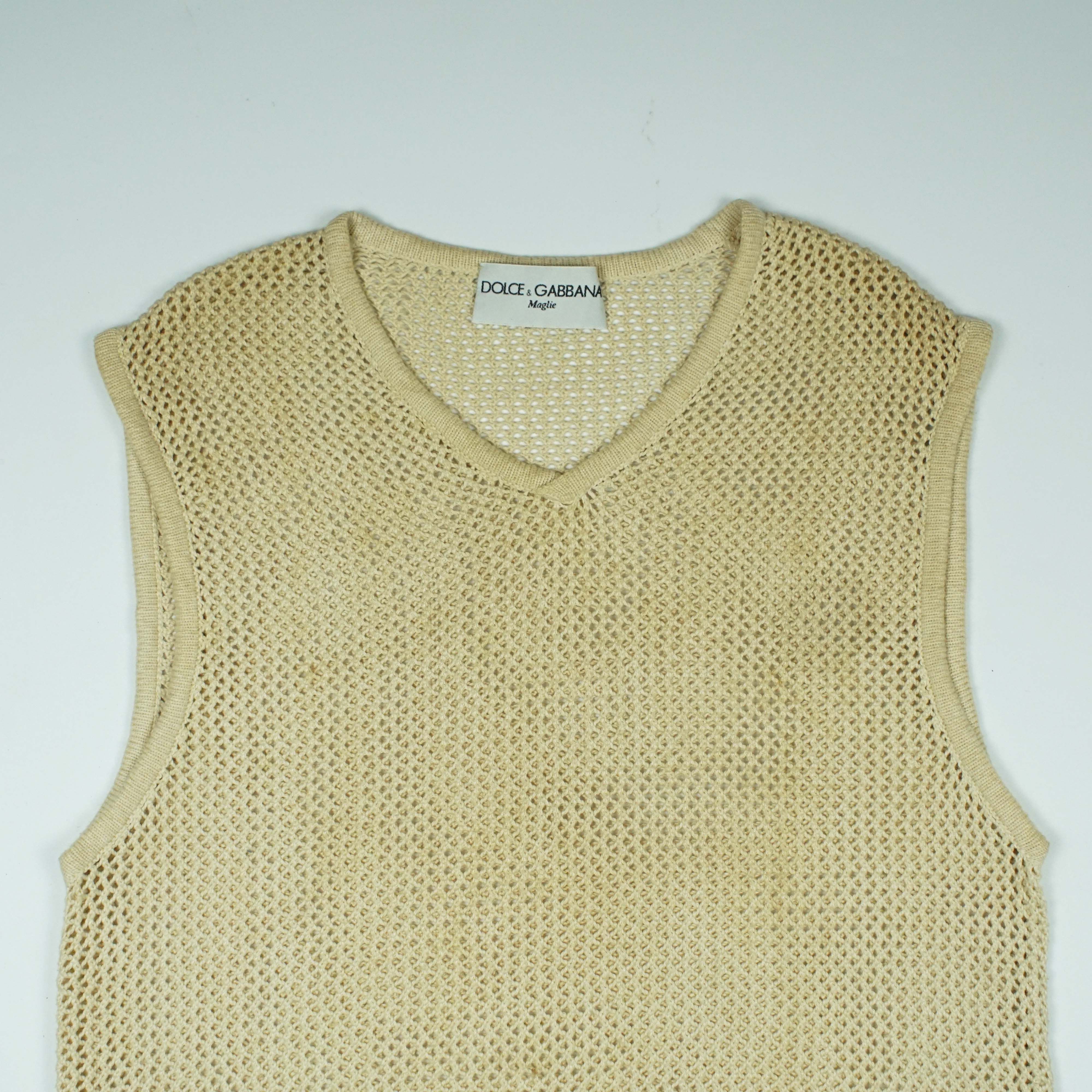 Dolce & Gabbana *NoTariff Dolce & Gabbana Knitted Vest Size US S / EU 44-46 / 1 - 2 Thumbnail