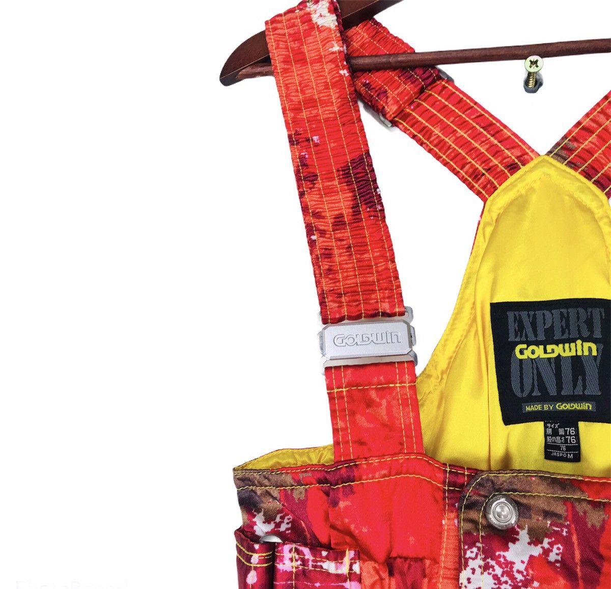 Goldwin Rare Goldwin SKI Overall Full color Japan made Size US 29 - 9 Thumbnail