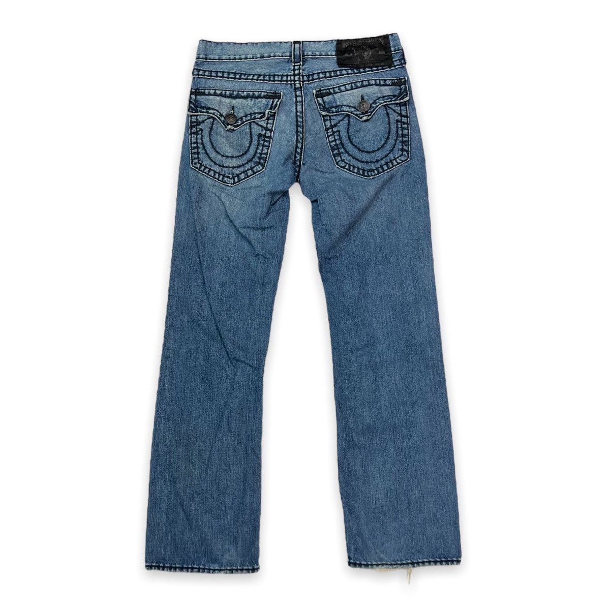 True Religion True Religion Ricky Super T Jeans 35x33 Relaxed Straight Leg Size US 35 - 4 Thumbnail
