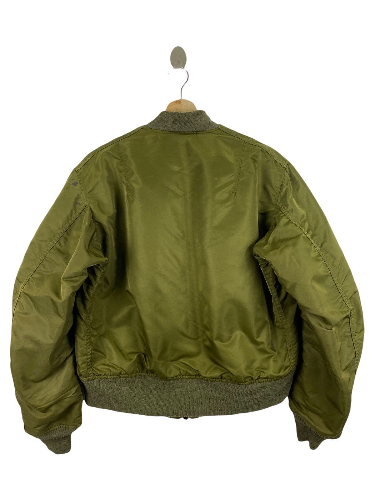 Alpha Industries Vintage Alpha Industries made usa bomber jacket Size US M / EU 48-50 / 2 - 2 Thumbnail