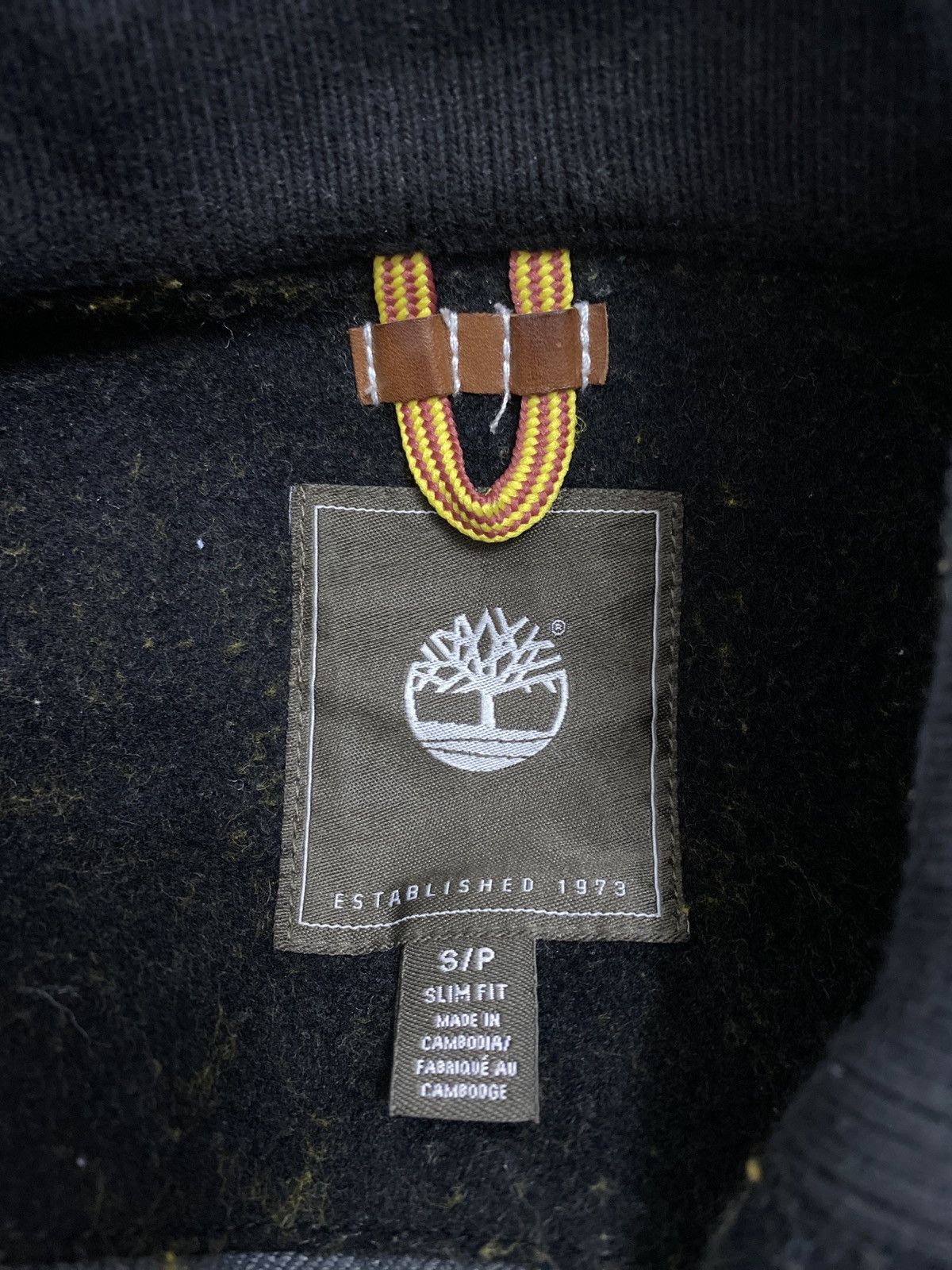 Timberland Timberland wool zip up black jacket Size US S / EU 44-46 / 1 - 4 Thumbnail