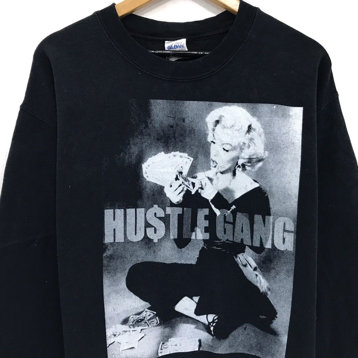 Vintage Amazing American Actres Sweatshirt MarilynMonroe HustleGang Size US M / EU 48-50 / 2 - 2 Thumbnail