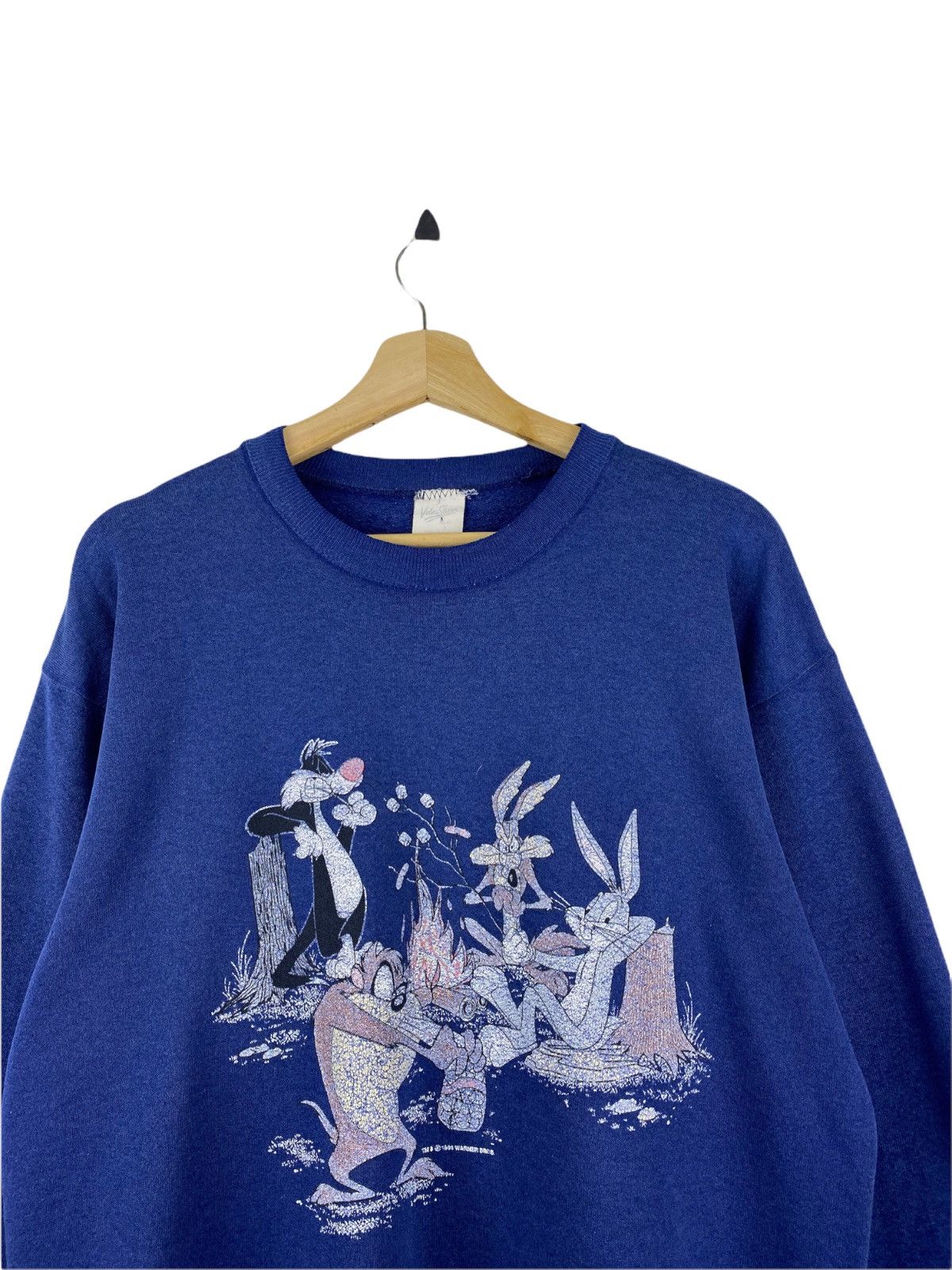 Velva Sheen × Vintage × Warner Bros 🔥VINTAGE 1994 WARNER BROS SWEATSHIRT Size US L / EU 52-54 / 3 - 2 Thumbnail