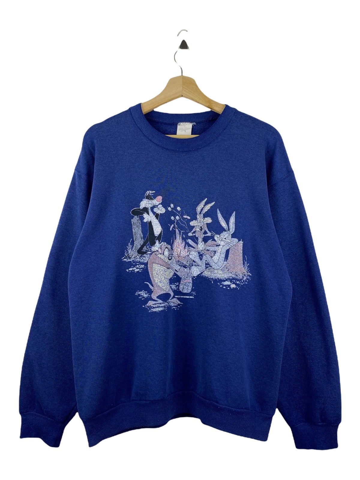 Velva Sheen × Vintage × Warner Bros 🔥VINTAGE 1994 WARNER BROS SWEATSHIRT Size US L / EU 52-54 / 3 - 1 Thumbnail