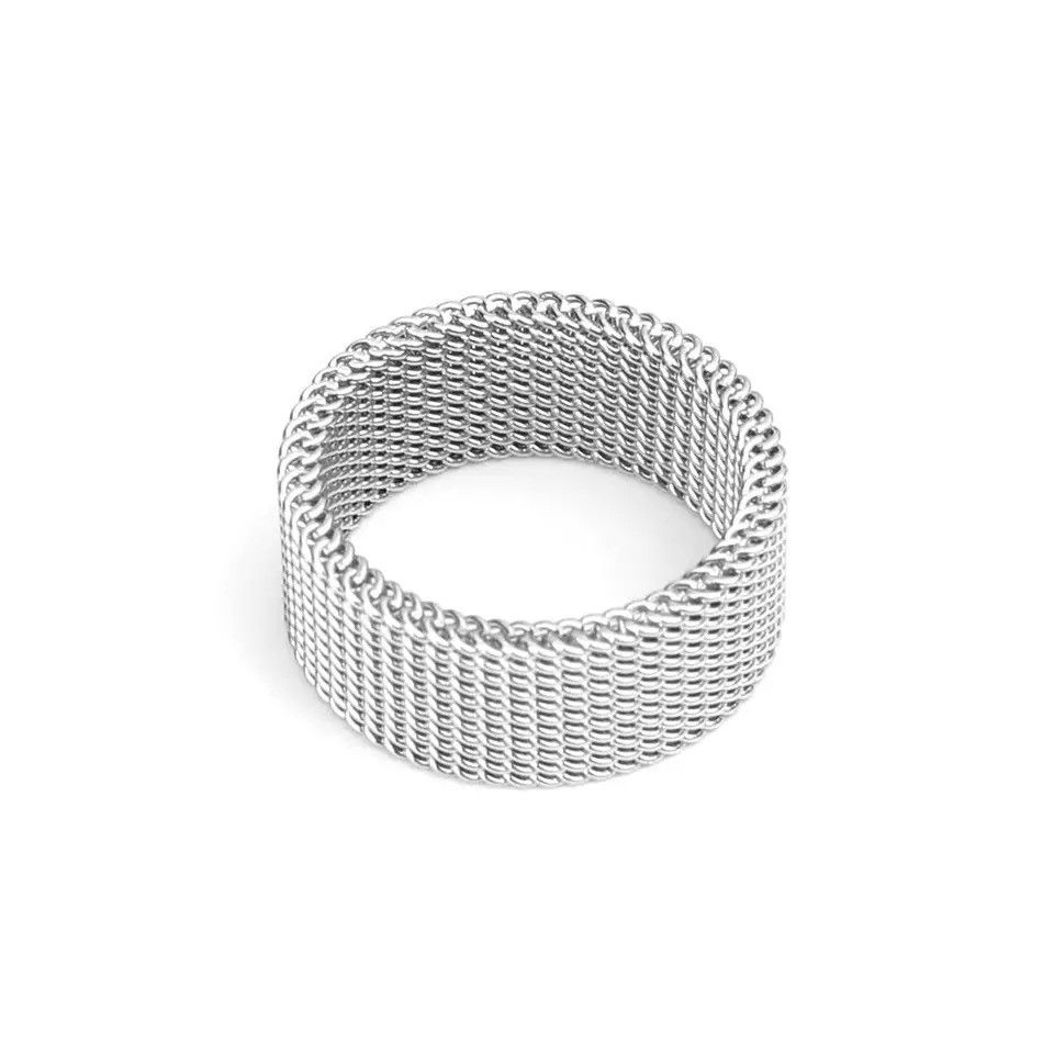 Jewelry × Vintage Punk Circle Twist Weaving Joint Ring Size ONE SIZE - 1 Thumbnail