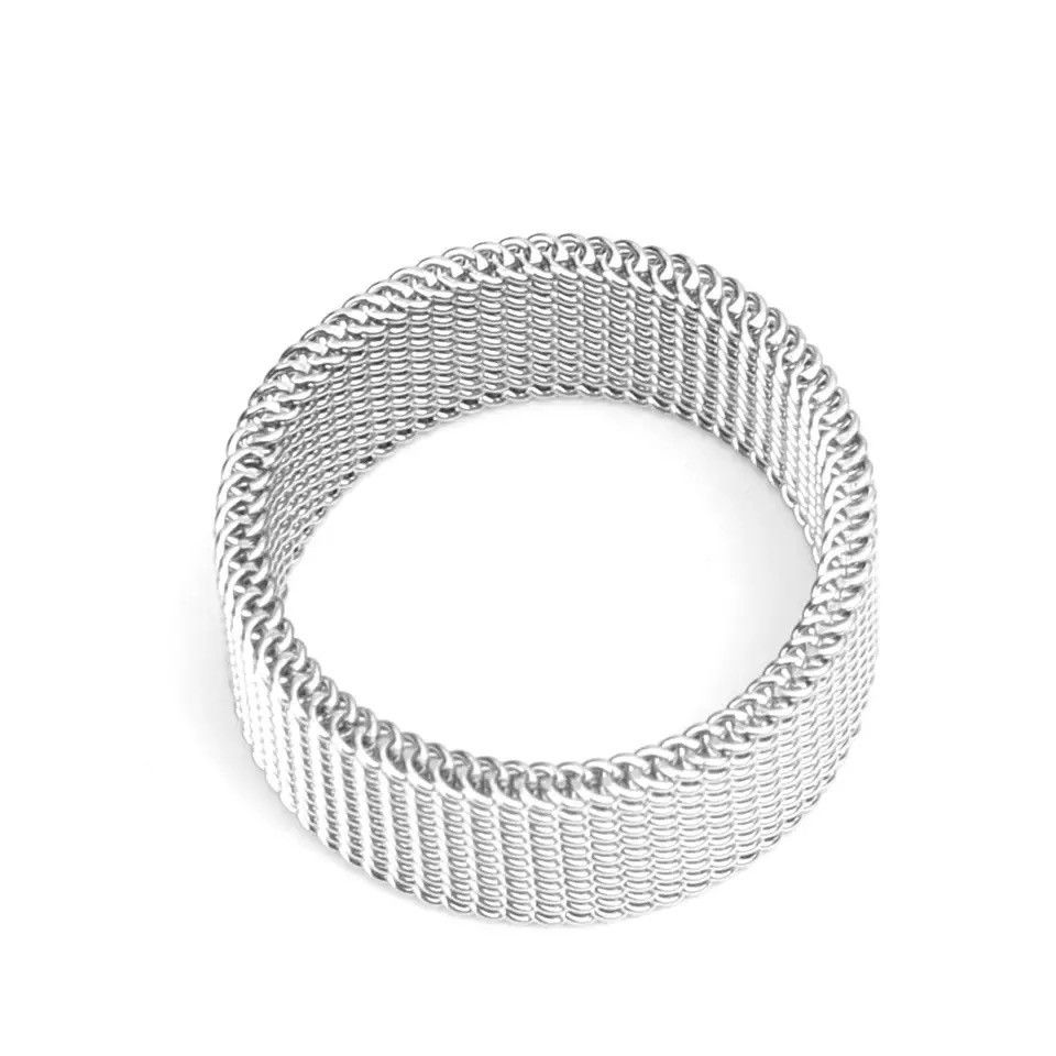 Jewelry × Vintage Punk Circle Twist Weaving Joint Ring Size ONE SIZE - 3 Thumbnail