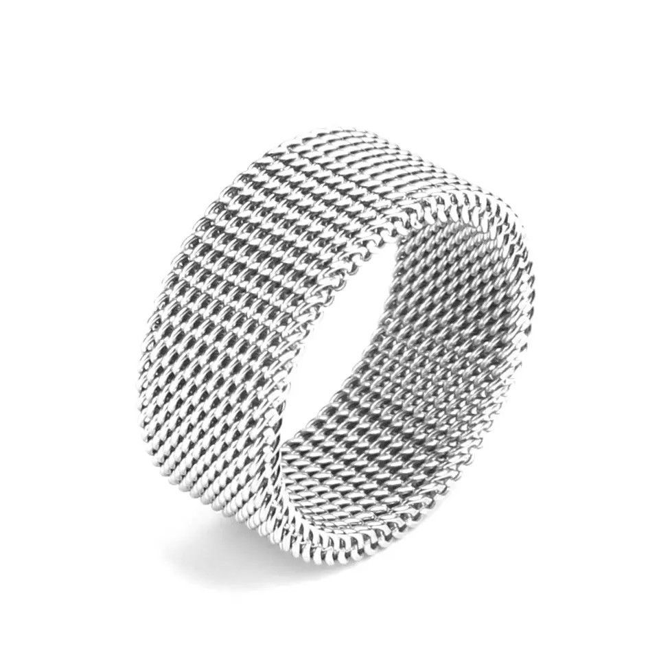 Jewelry × Vintage Punk Circle Twist Weaving Joint Ring Size ONE SIZE - 2 Thumbnail
