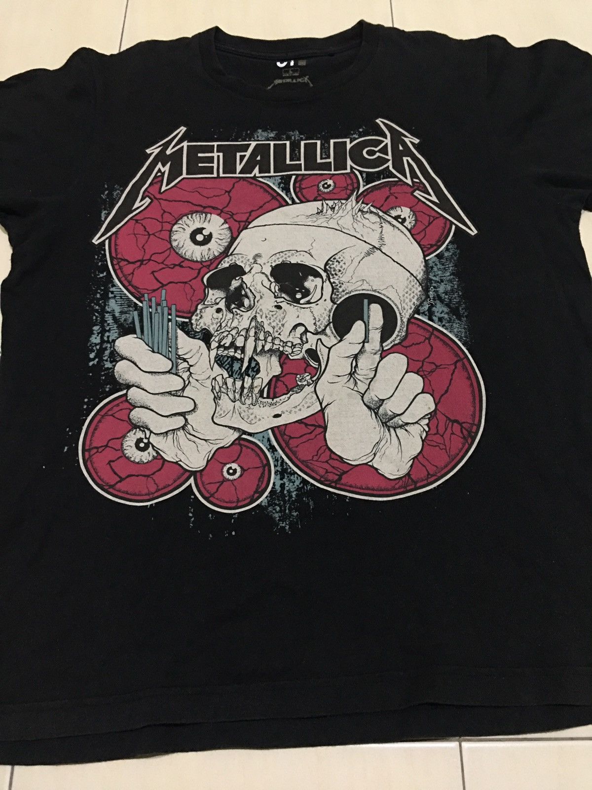 Band Tees Metallica Pushead Band Tour shirt Size US L / EU 52-54 / 3 - 7 Thumbnail