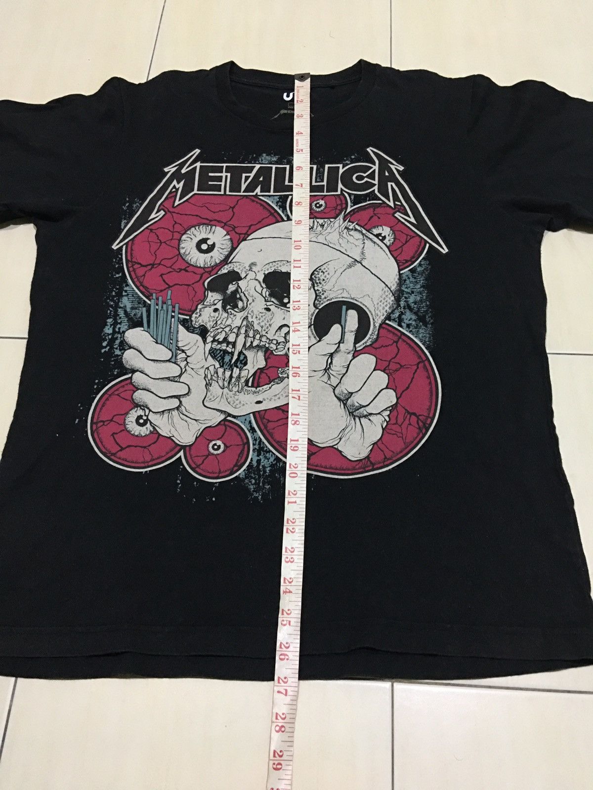 Band Tees Metallica Pushead Band Tour shirt Size US L / EU 52-54 / 3 - 9 Thumbnail