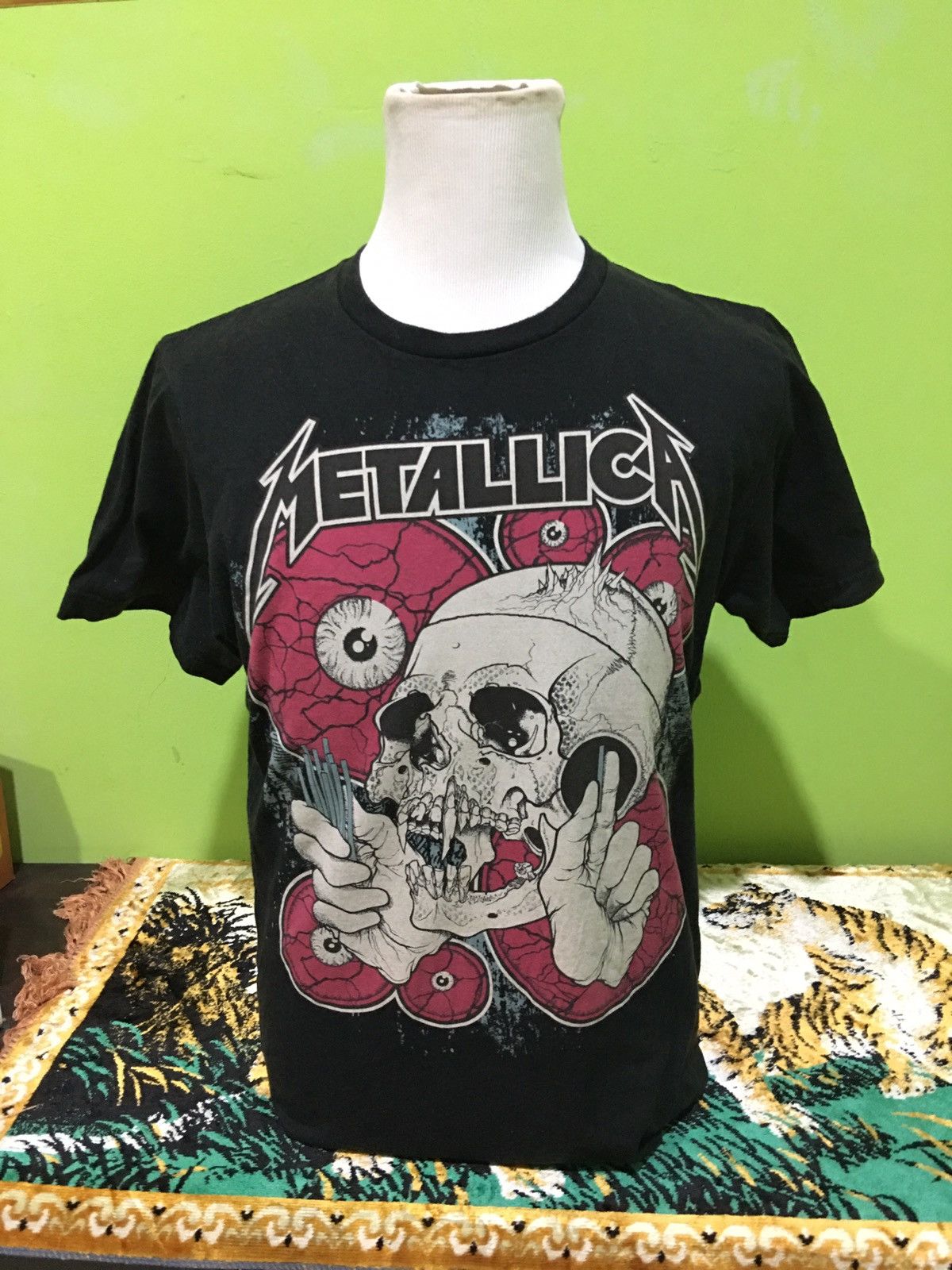 Band Tees Metallica Pushead Band Tour shirt Size US L / EU 52-54 / 3 - 4 Thumbnail
