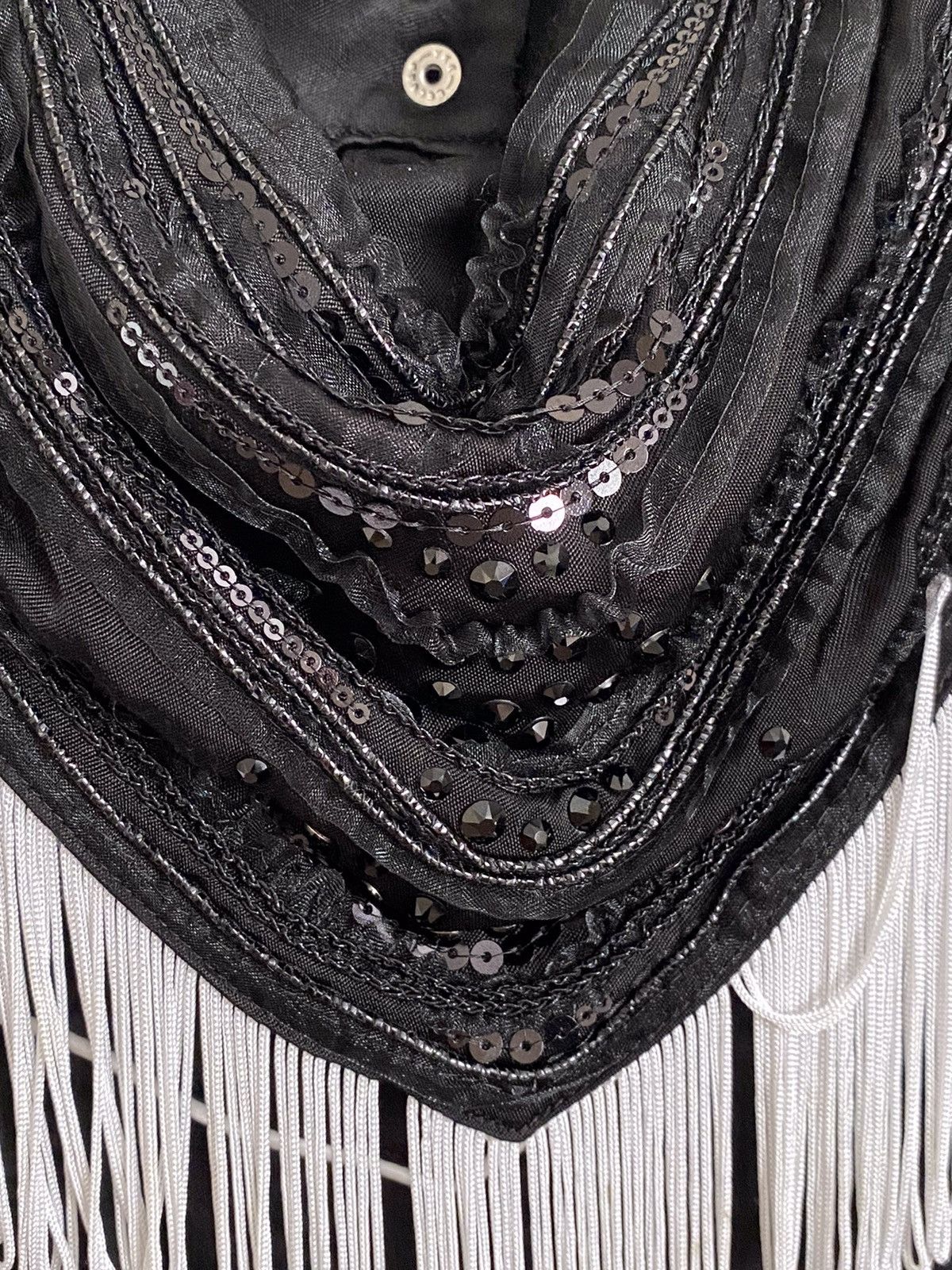Takahiromiyashita The Soloist. SS18 Fringe-scarf rayon cowboy shirt Size US S / EU 44-46 / 1 - 6 Thumbnail