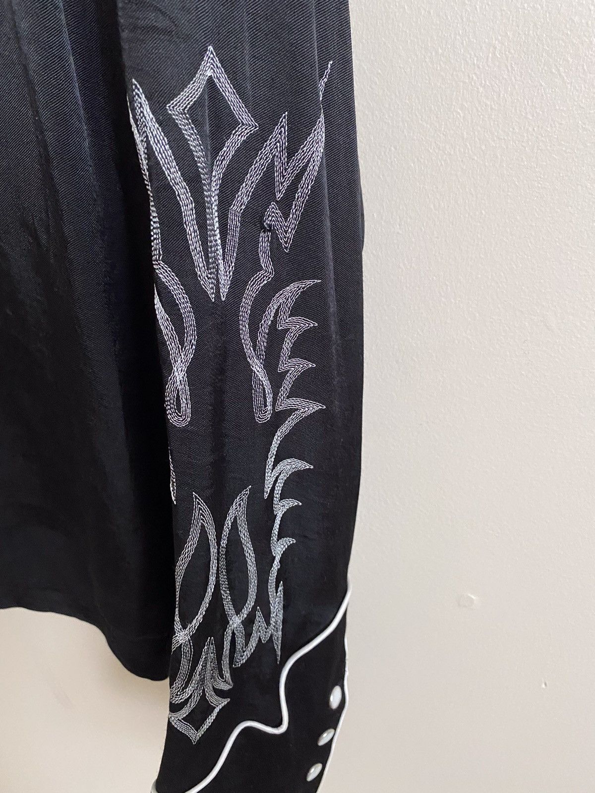 Takahiromiyashita The Soloist. SS18 Fringe-scarf rayon cowboy shirt Size US S / EU 44-46 / 1 - 5 Thumbnail
