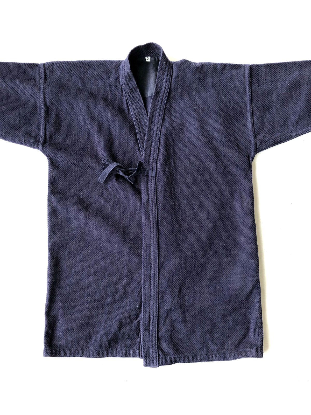Indigo Indigo Dye Sashiko Stitches Kendo Samurai Cloth Size US M / EU 48-50 / 2 - 2 Thumbnail