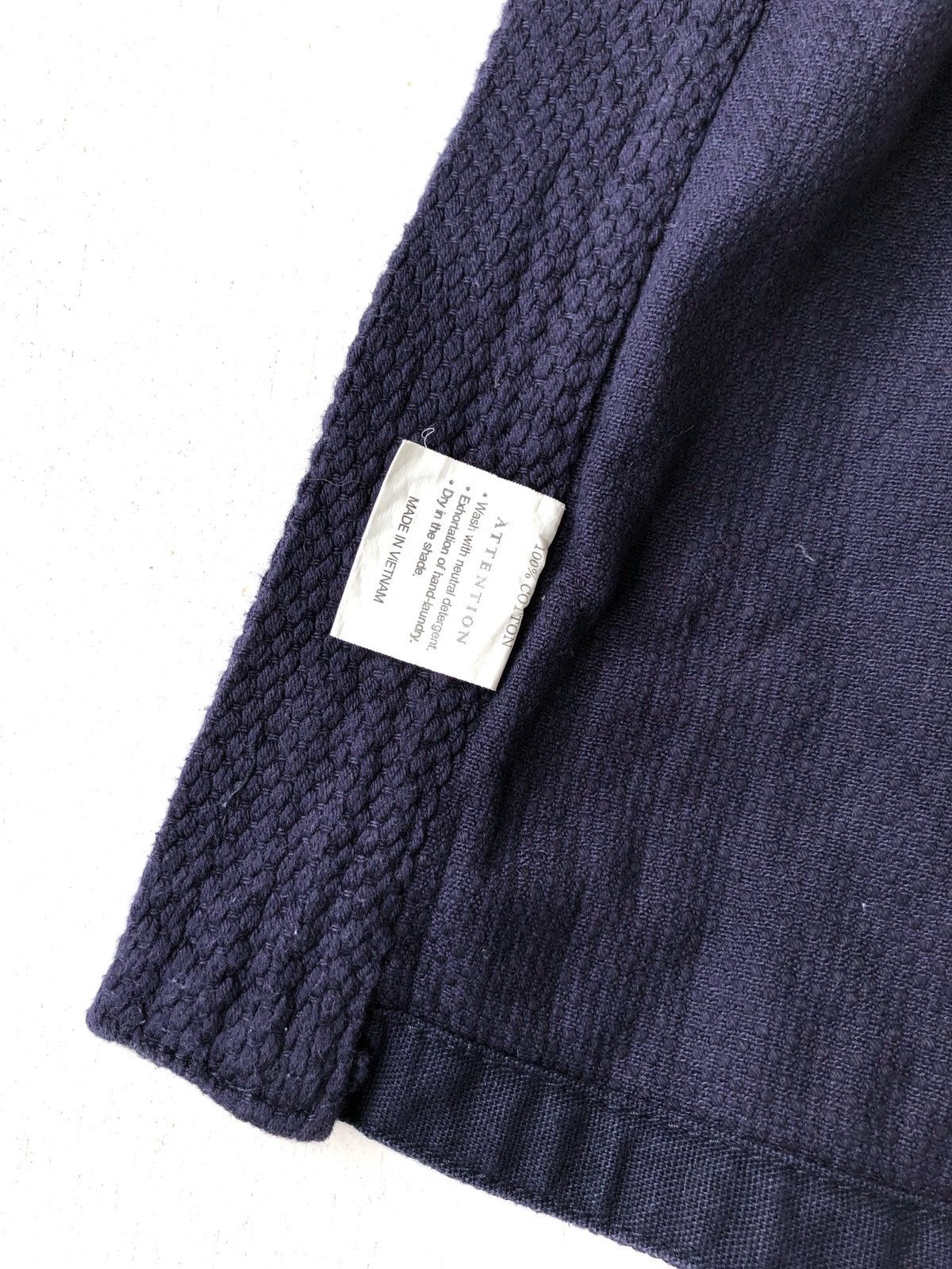 Indigo Indigo Dye Sashiko Stitches Kendo Samurai Cloth Size US M / EU 48-50 / 2 - 8 Thumbnail