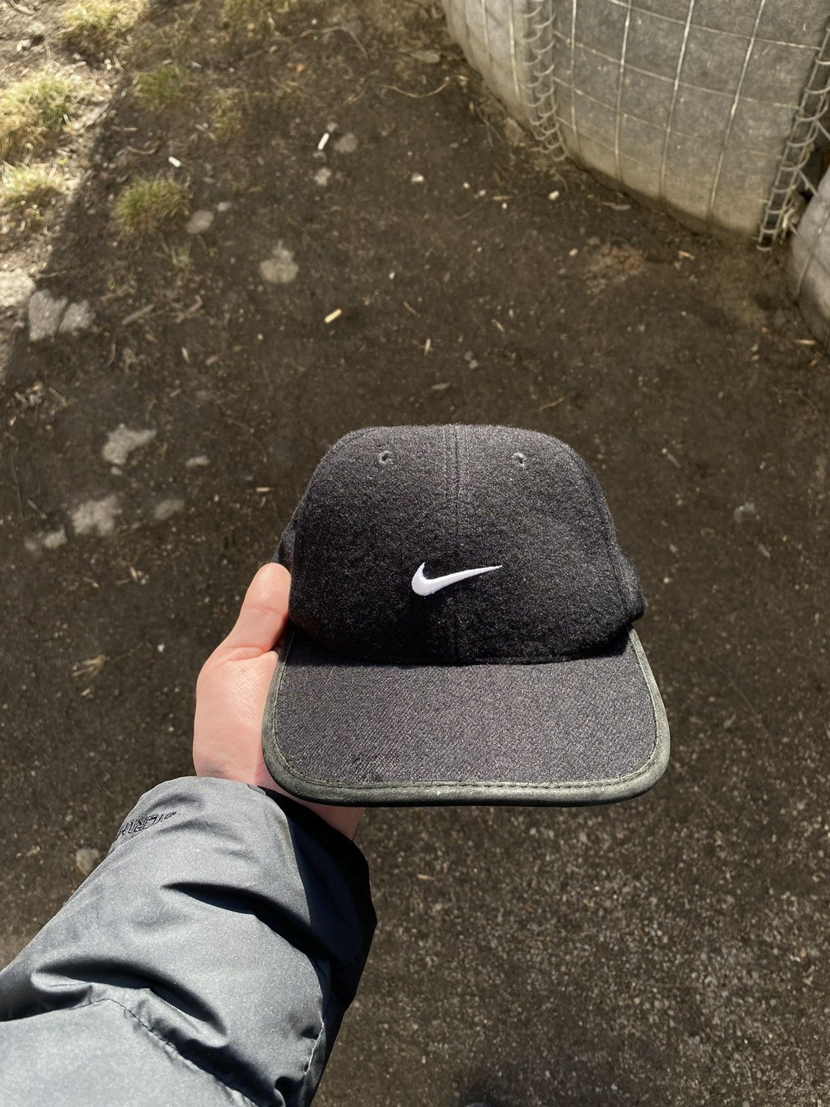 Nike × Vintage Mens 🔥 Vintage Nike Swoosh cap 90s streetwear y2k rare tn Size ONE SIZE - 2 Thumbnail