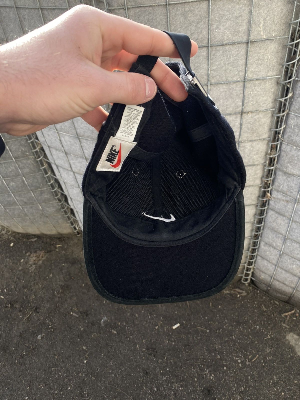 Nike × Vintage Mens 🔥 Vintage Nike Swoosh cap 90s streetwear y2k rare tn Size ONE SIZE - 11 Thumbnail