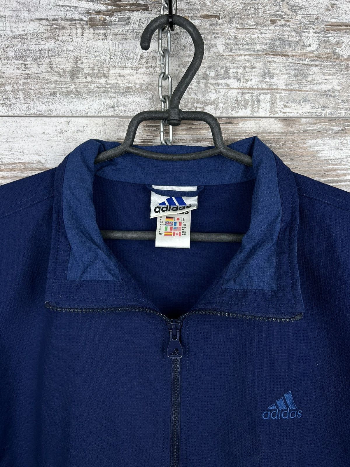 Adidas Mens Vintage Adidas Stripes Olympic track jacket y2k rare Size US M / EU 48-50 / 2 - 4 Thumbnail