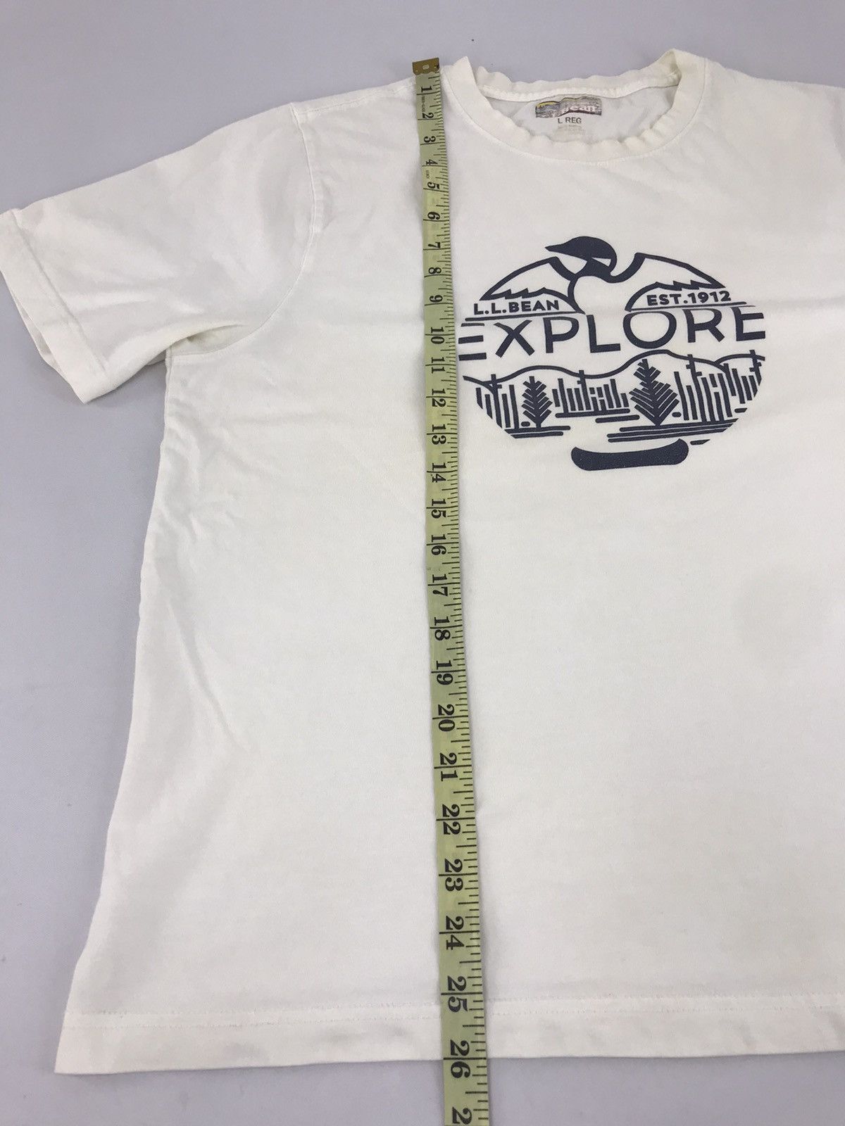 L.L. Bean × Vintage Vintage LL Bean Explore Big Logo Tee Streetwear Unisex Size US L / EU 52-54 / 3 - 9 Thumbnail