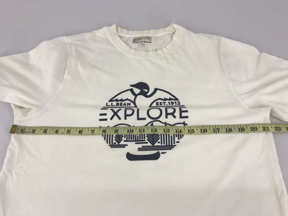 L.L. Bean × Vintage Vintage LL Bean Explore Big Logo Tee Streetwear Unisex Size US L / EU 52-54 / 3 - 8 Thumbnail